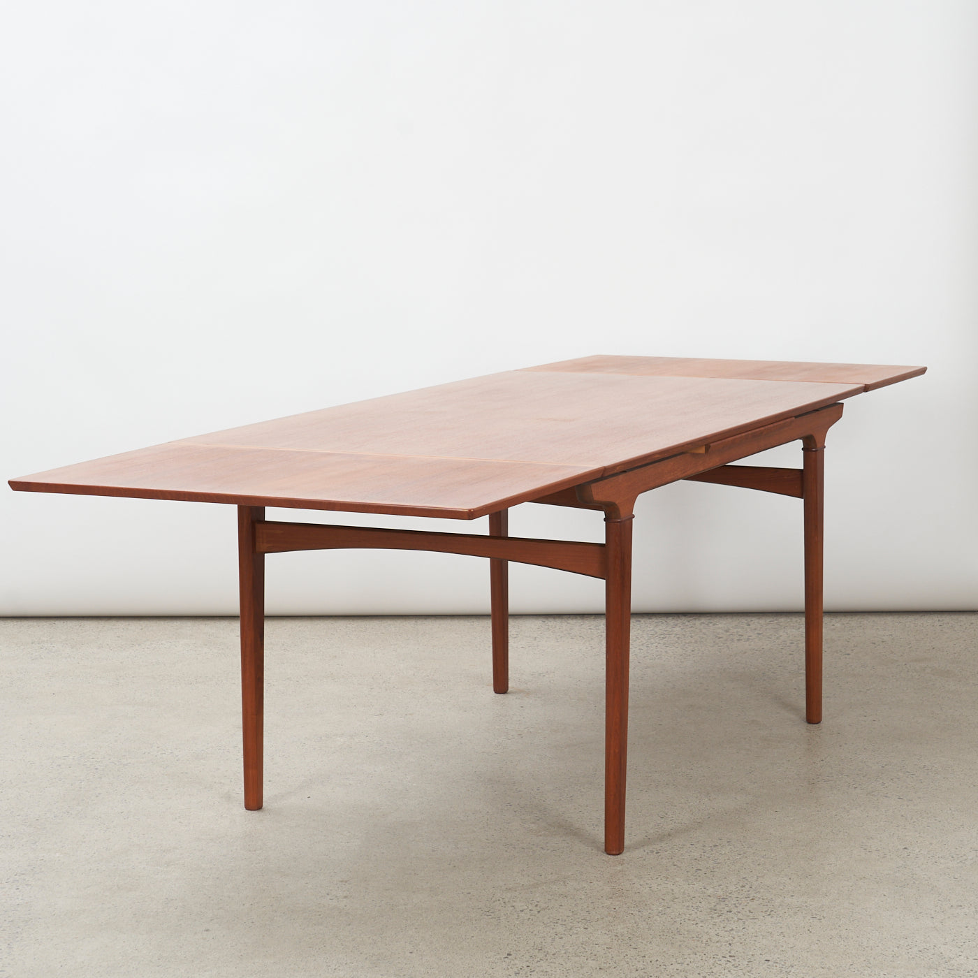 Teak Draw Leaf Dining Table, Denmark