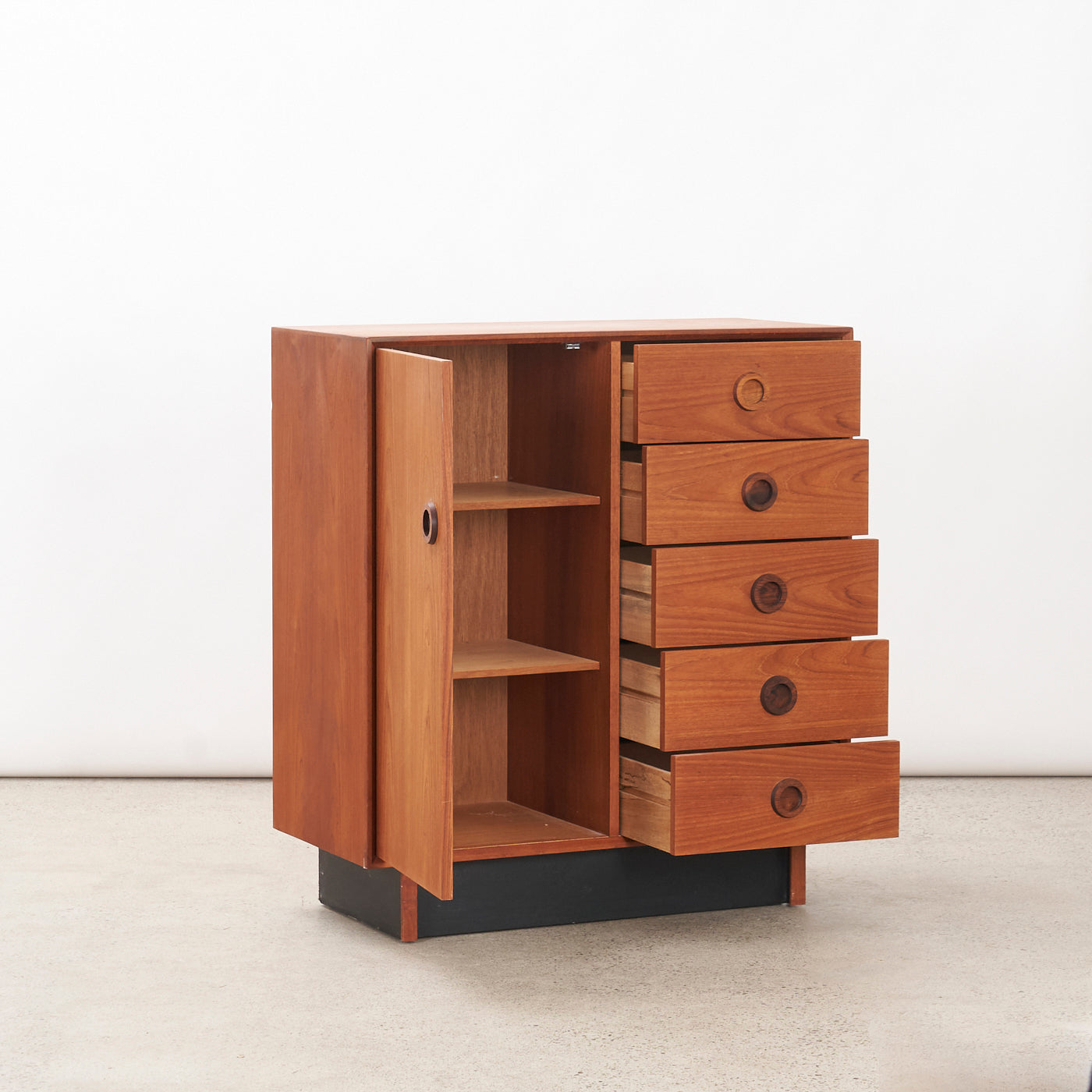 Teak Dresser w/ Rosewood Handles