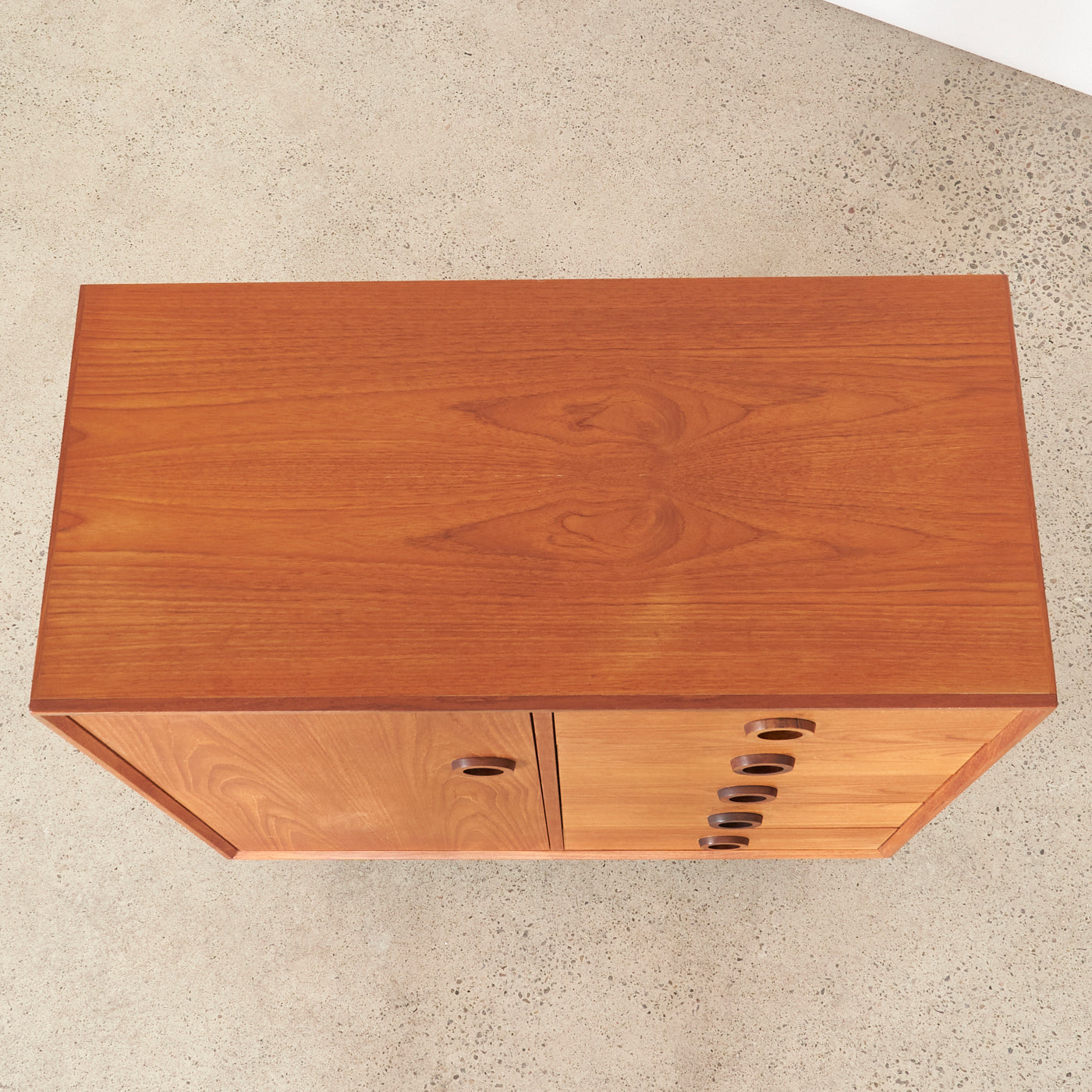 Teak Dresser w/ Rosewood Handles