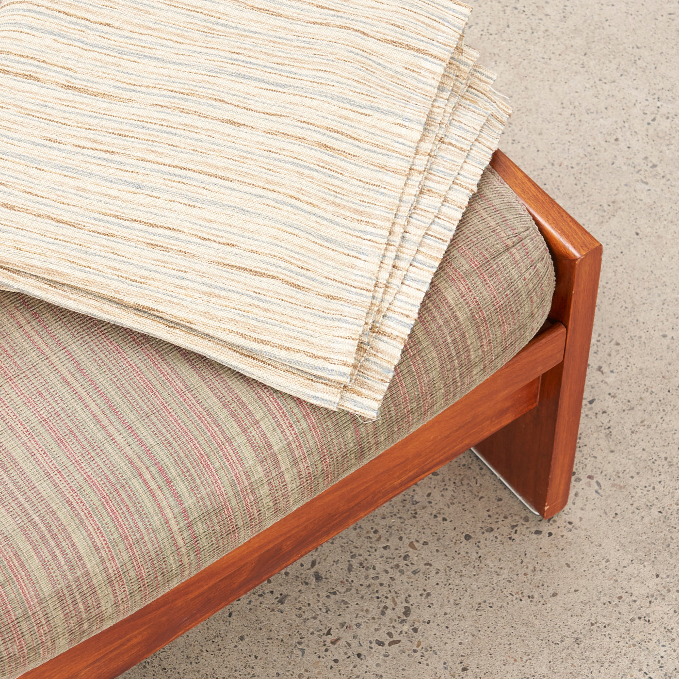 'Bastiano' Rosewood Ottoman by Tobias Scarpa for Knoll