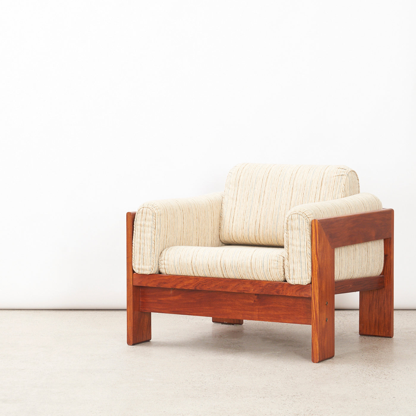 'Bastiano' Rosewood Club Chair by Tobias Scarpa for Knoll