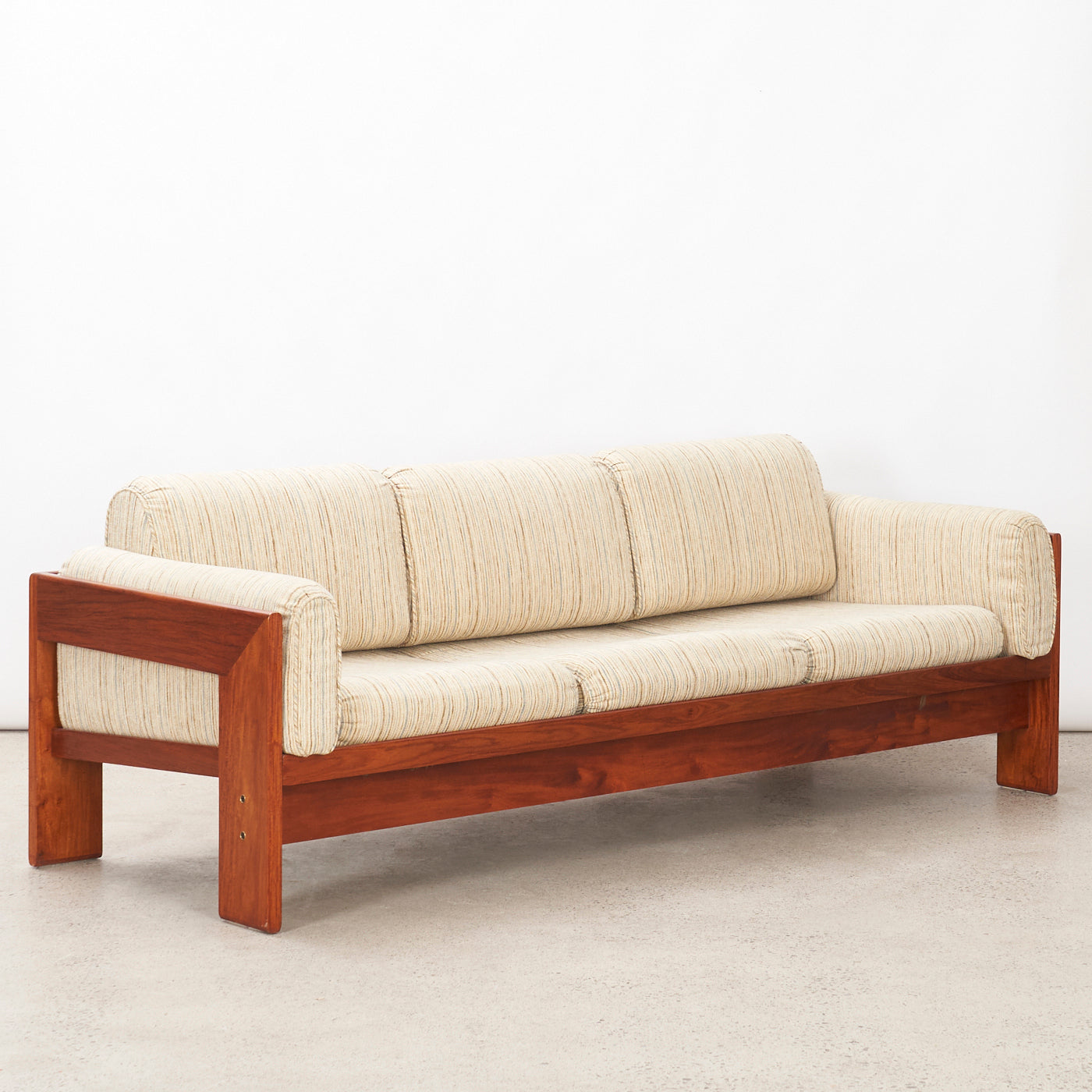 'Bastiano' Rosewood 3 Seater Sofa by Tobias Scarpa for Knoll