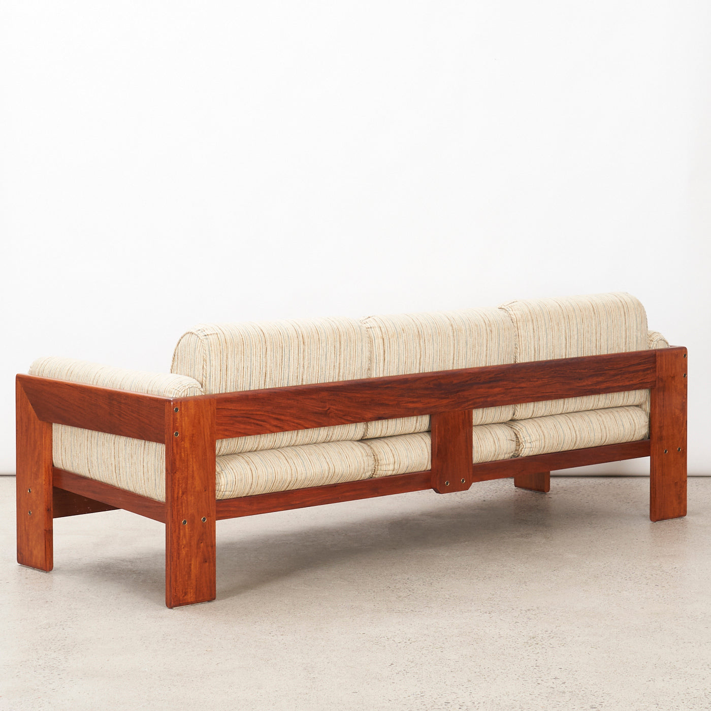 'Bastiano' Rosewood 3 Seater Sofa by Tobias Scarpa for Knoll