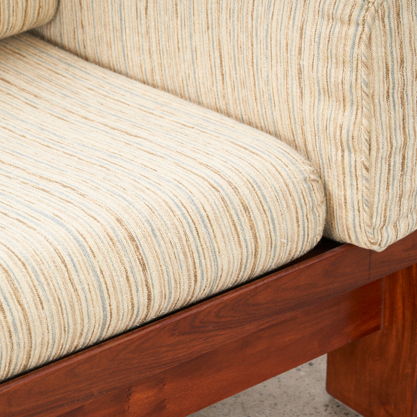 'Bastiano' Rosewood 3 Seater Sofa by Tobias Scarpa for Knoll