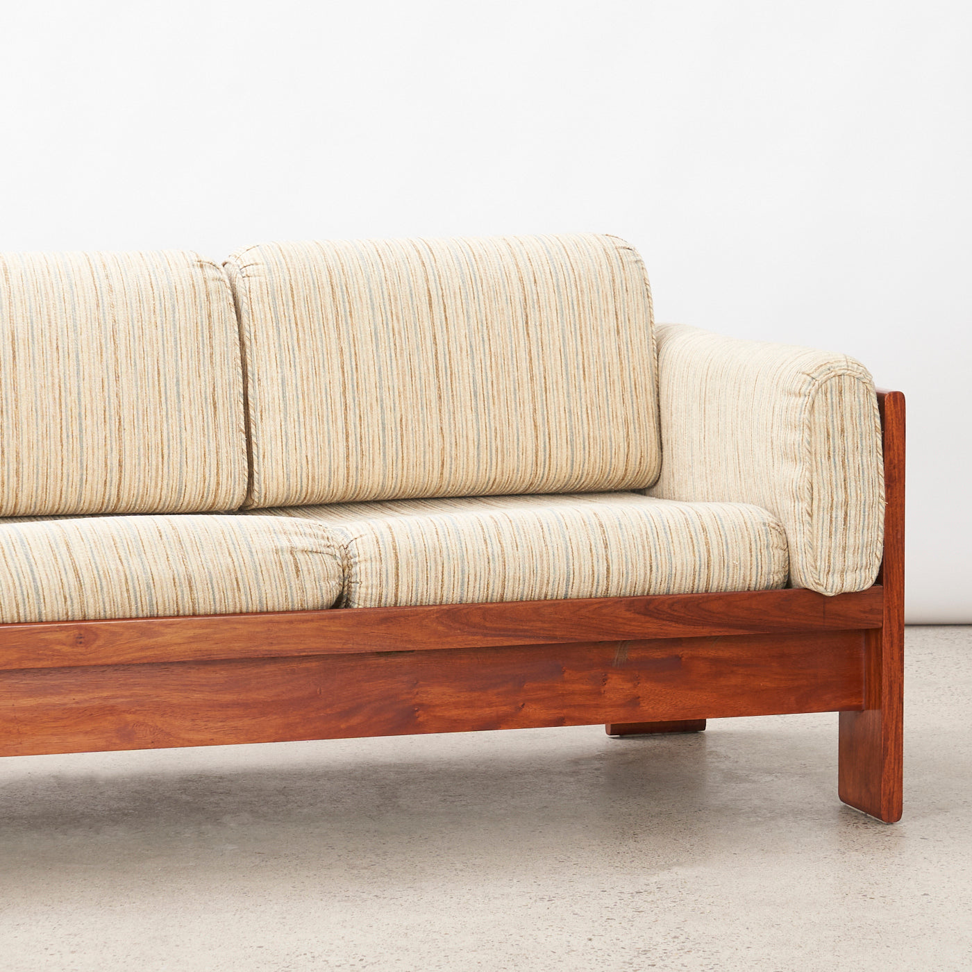 'Bastiano' Rosewood 3 Seater Sofa by Tobias Scarpa for Knoll