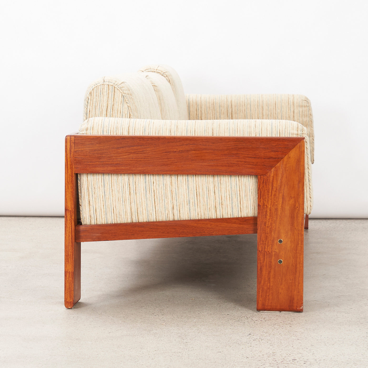 'Bastiano' Rosewood 3 Seater Sofa by Tobias Scarpa for Knoll