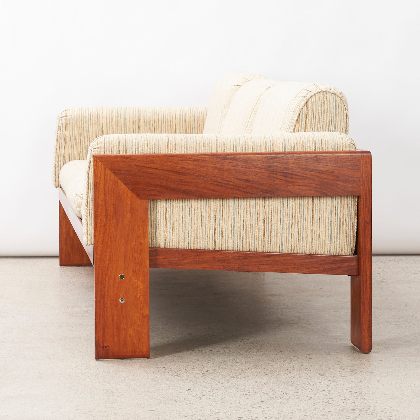 'Bastiano' Rosewood 3 Seater Sofa by Tobias Scarpa for Knoll