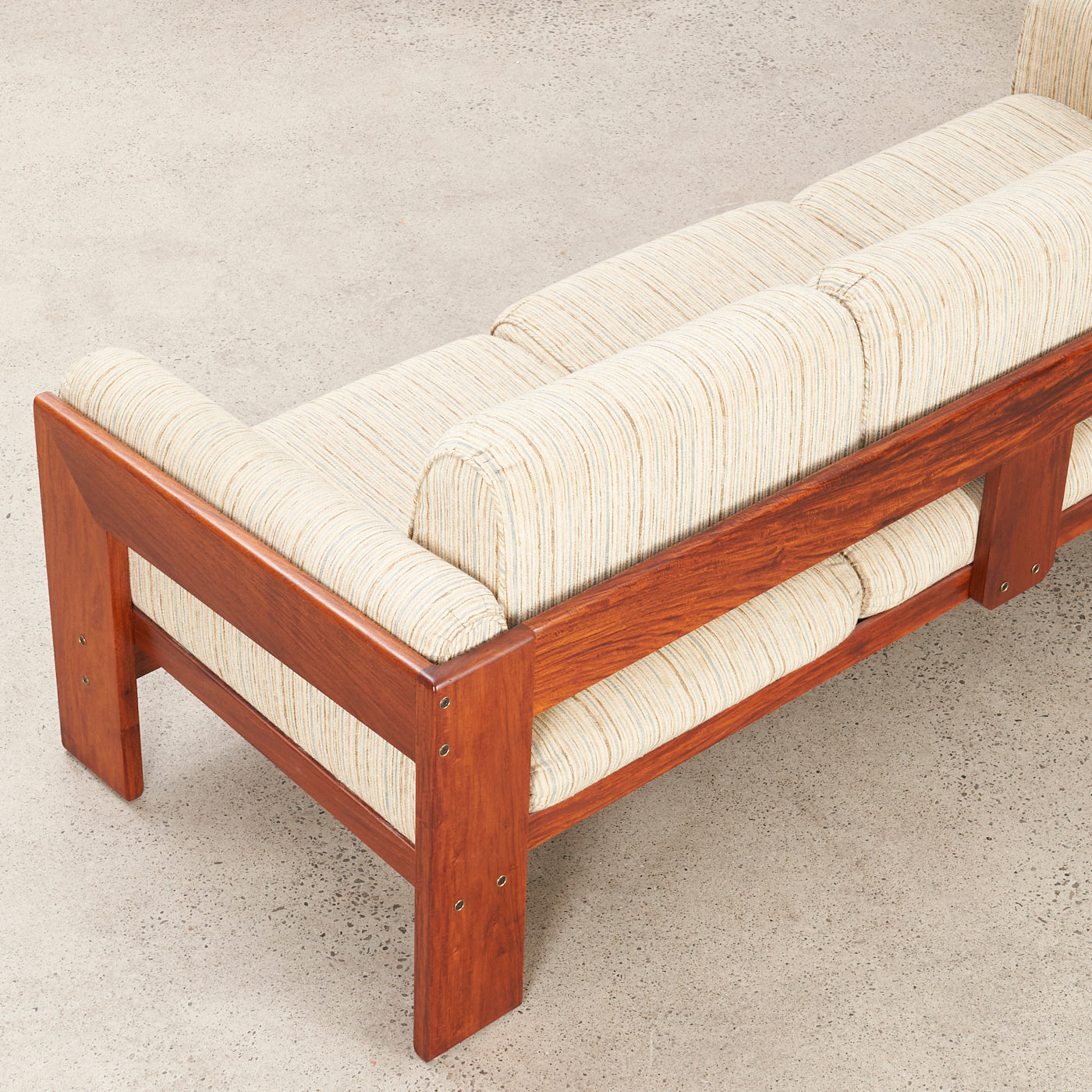 'Bastiano' Rosewood 3 Seater Sofa by Tobias Scarpa for Knoll
