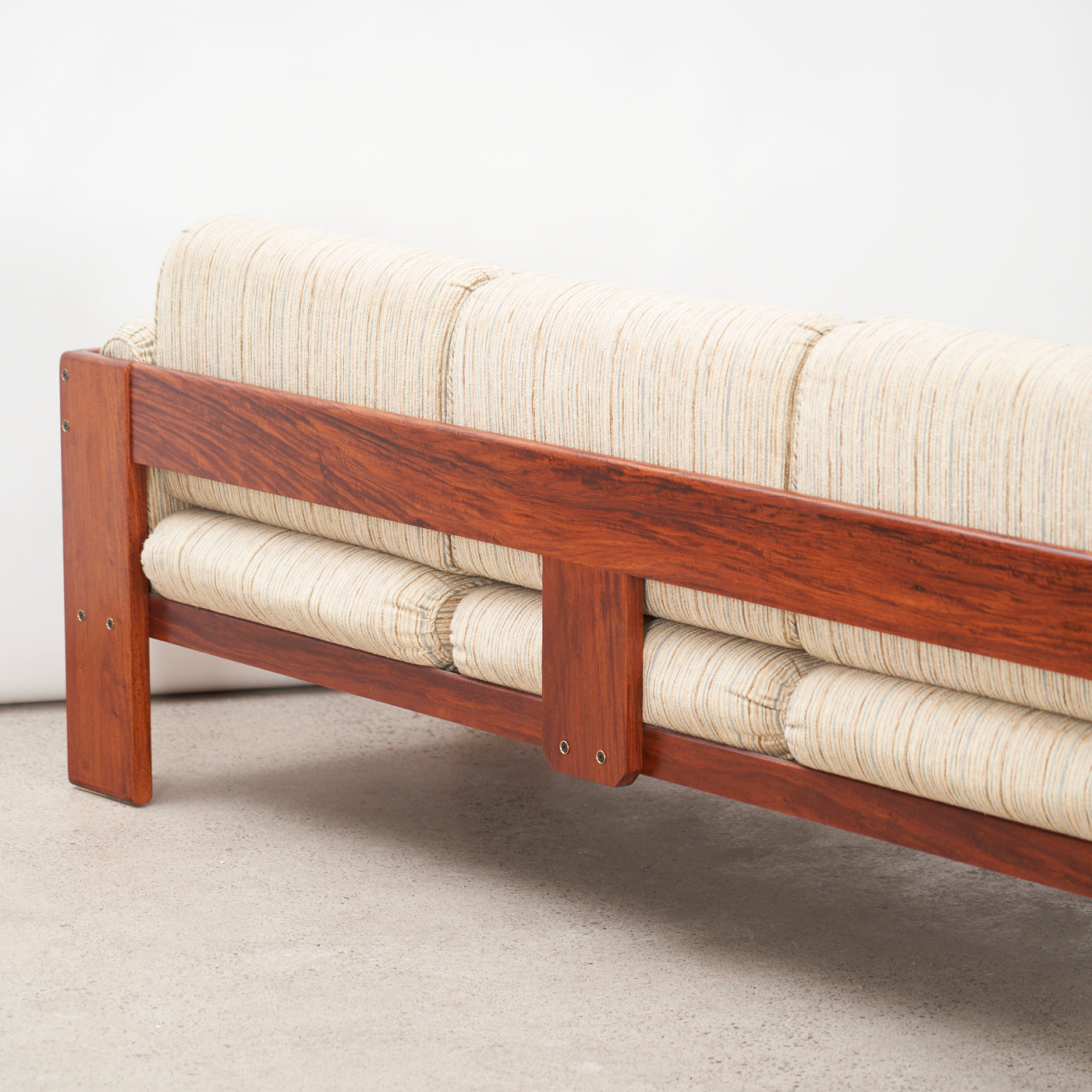 'Bastiano' Rosewood 3 Seater Sofa by Tobias Scarpa for Knoll