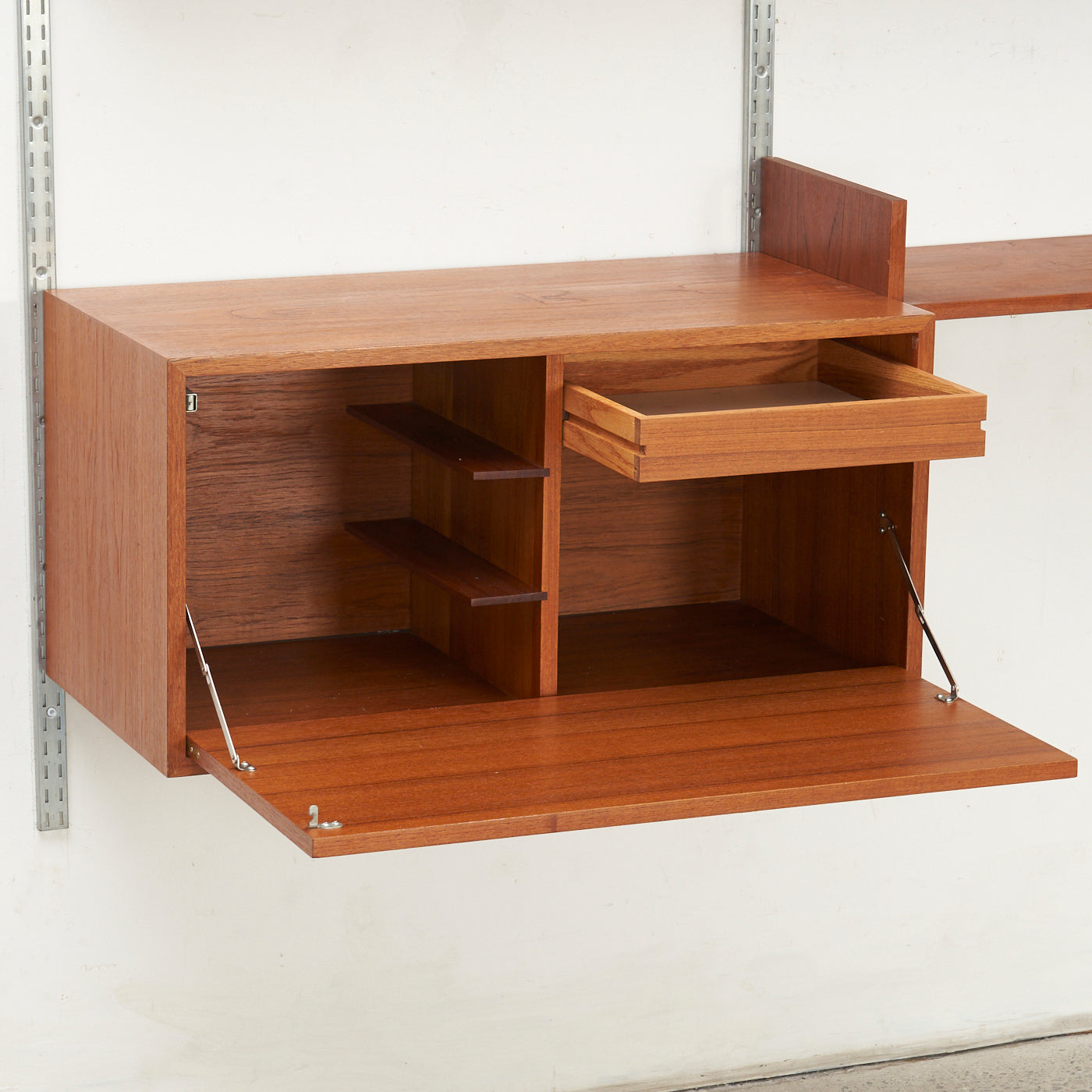 Teak Modular Wall Unit by REFF