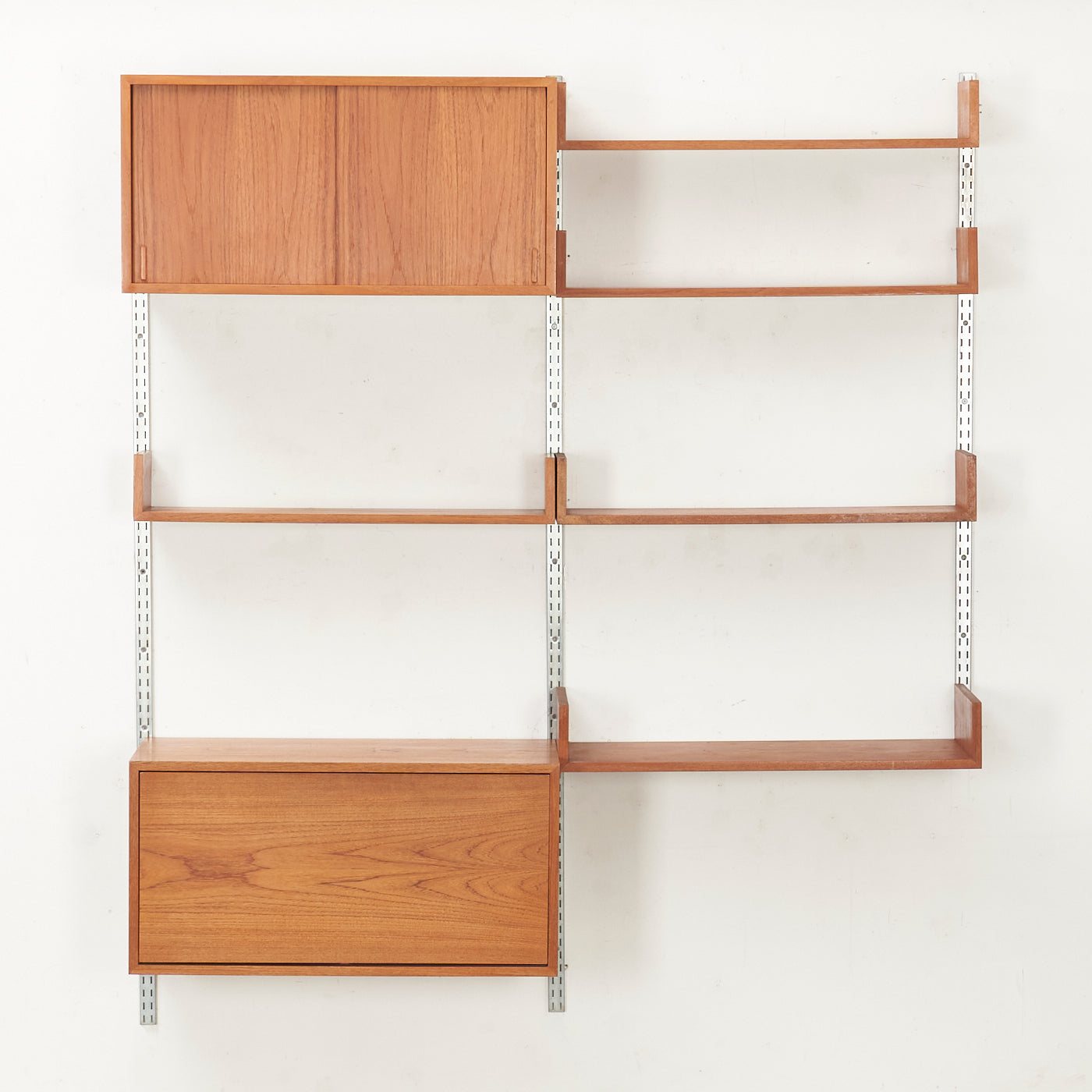 Teak Modular Wall Unit by REFF