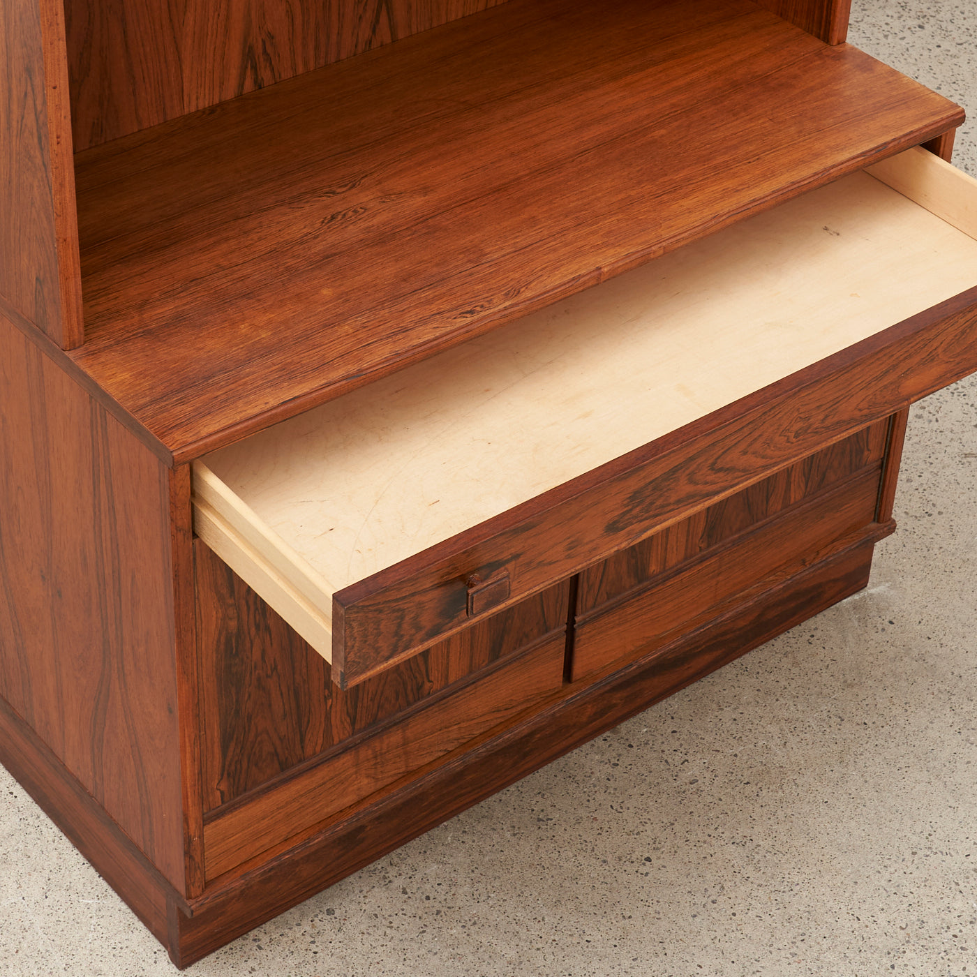 Rosewood Cabinet w/ Glass Doors