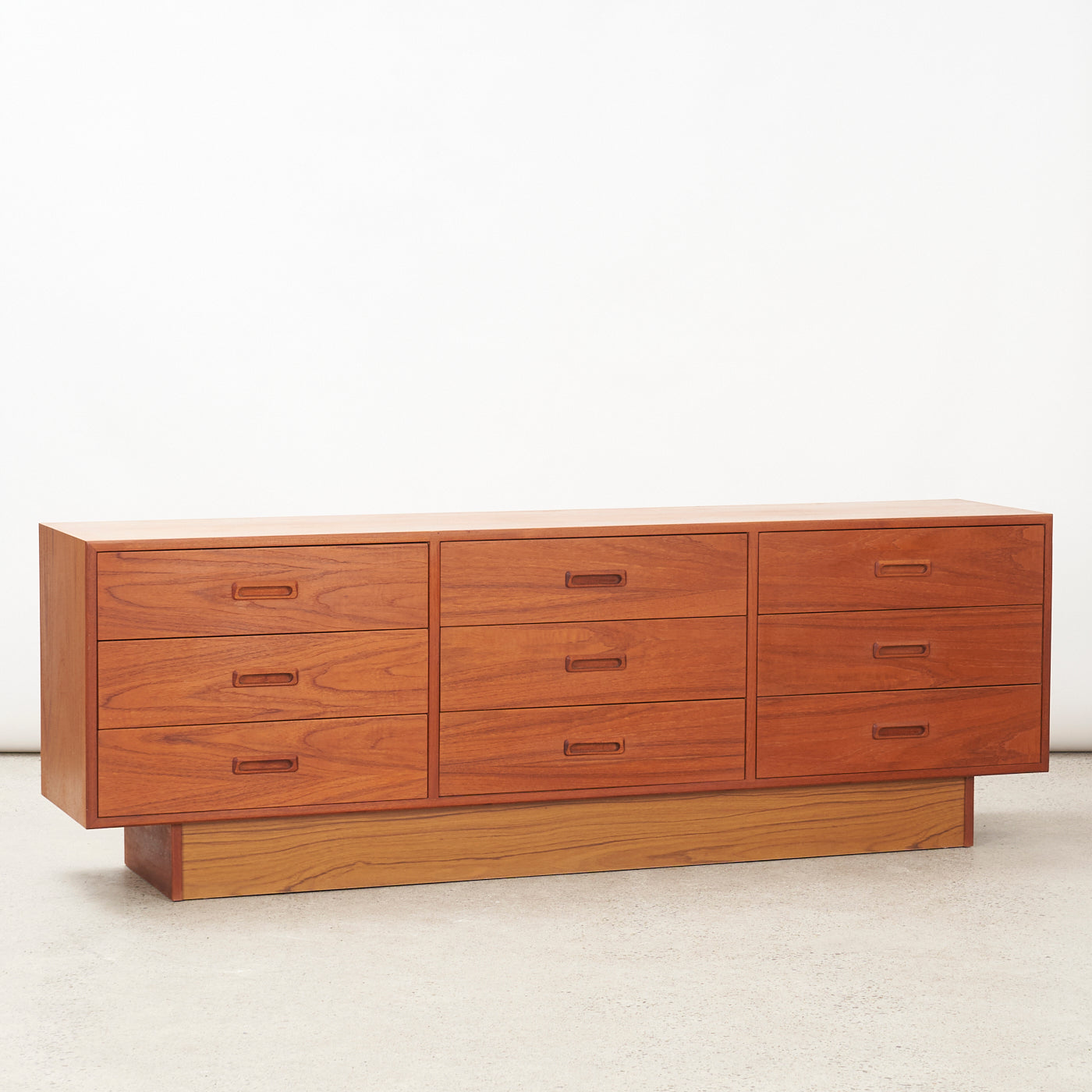 Teak 9 Drawer Dresser