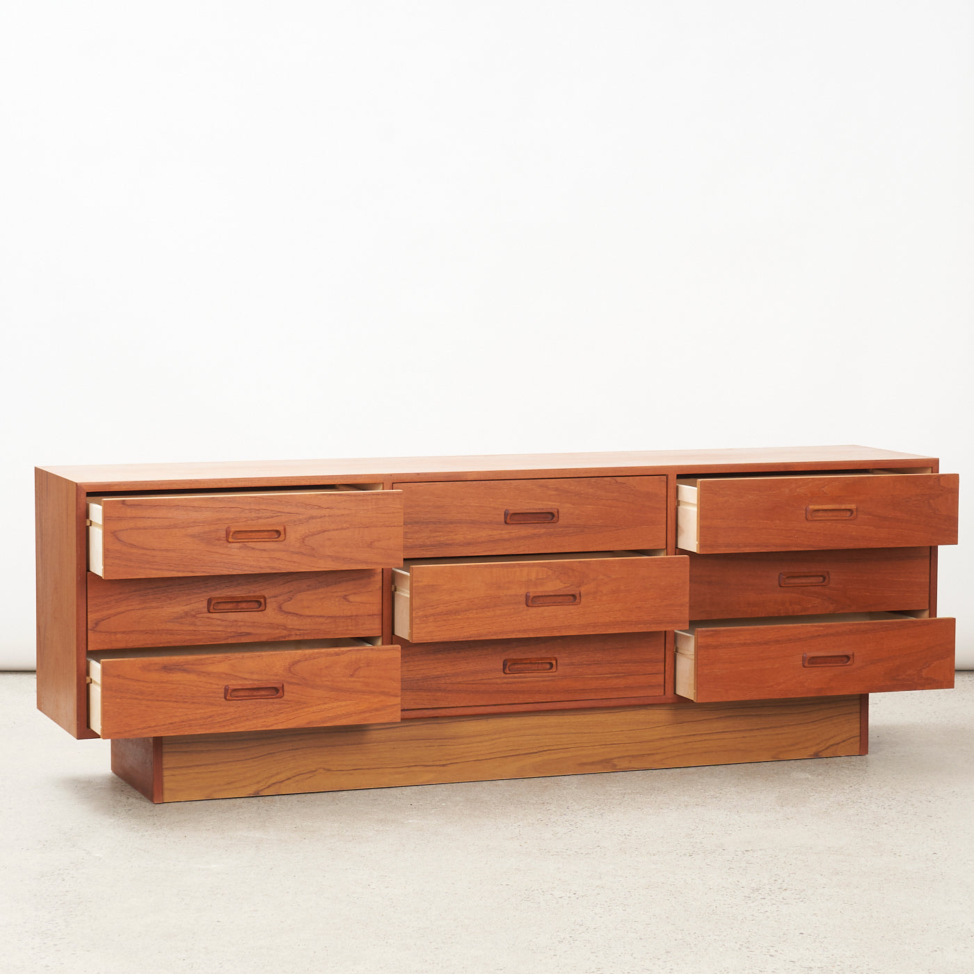 Teak 9 Drawer Dresser