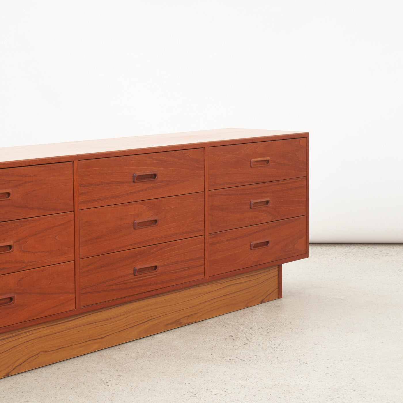 Teak 9 Drawer Dresser