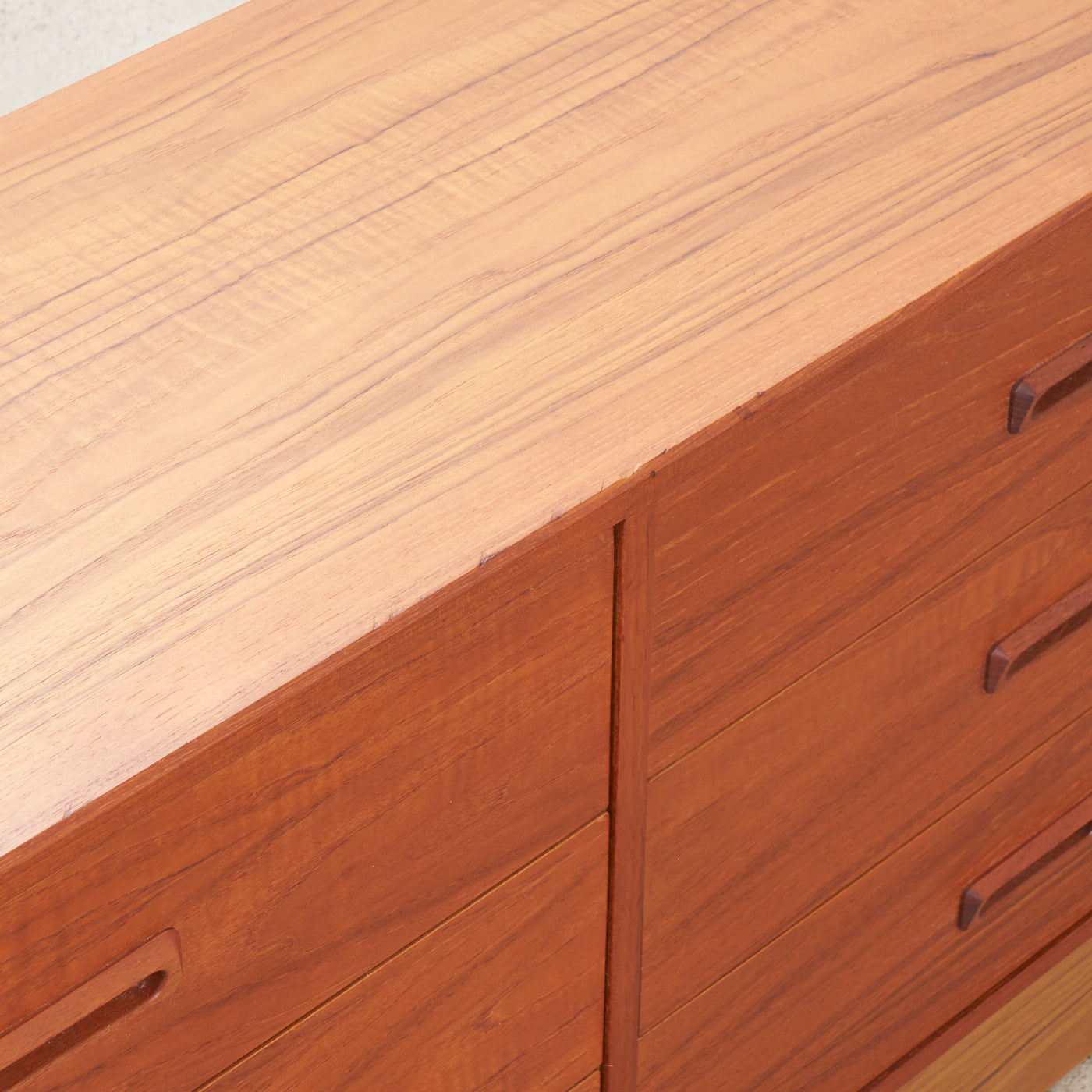 Teak 9 Drawer Dresser