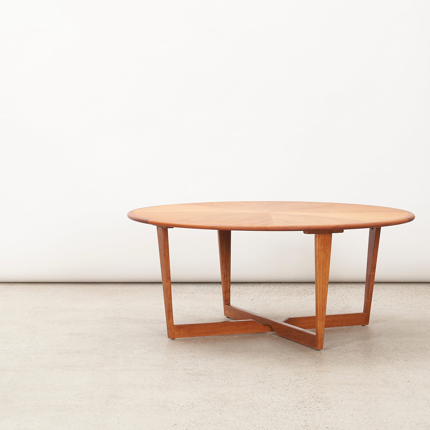 Round Teak Coffee Table