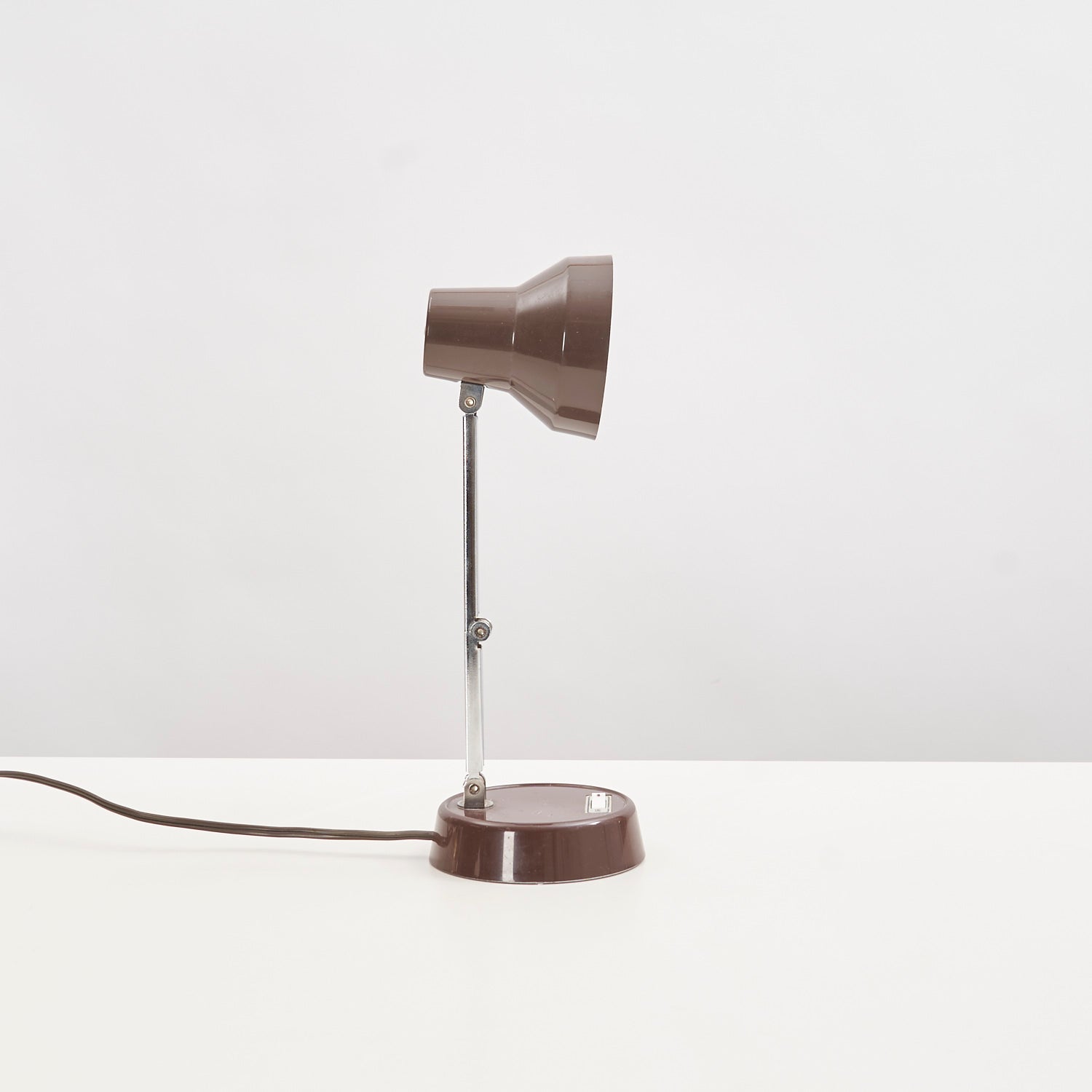 Small Vintage Brown Task Lamp