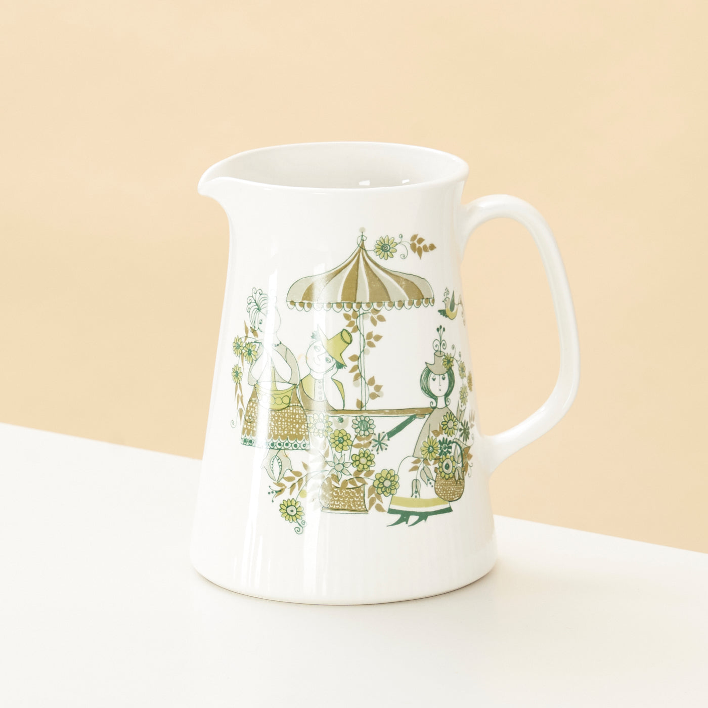 'Market' Ceramic Pitcher by by Turi Design for Figgjo, Norway