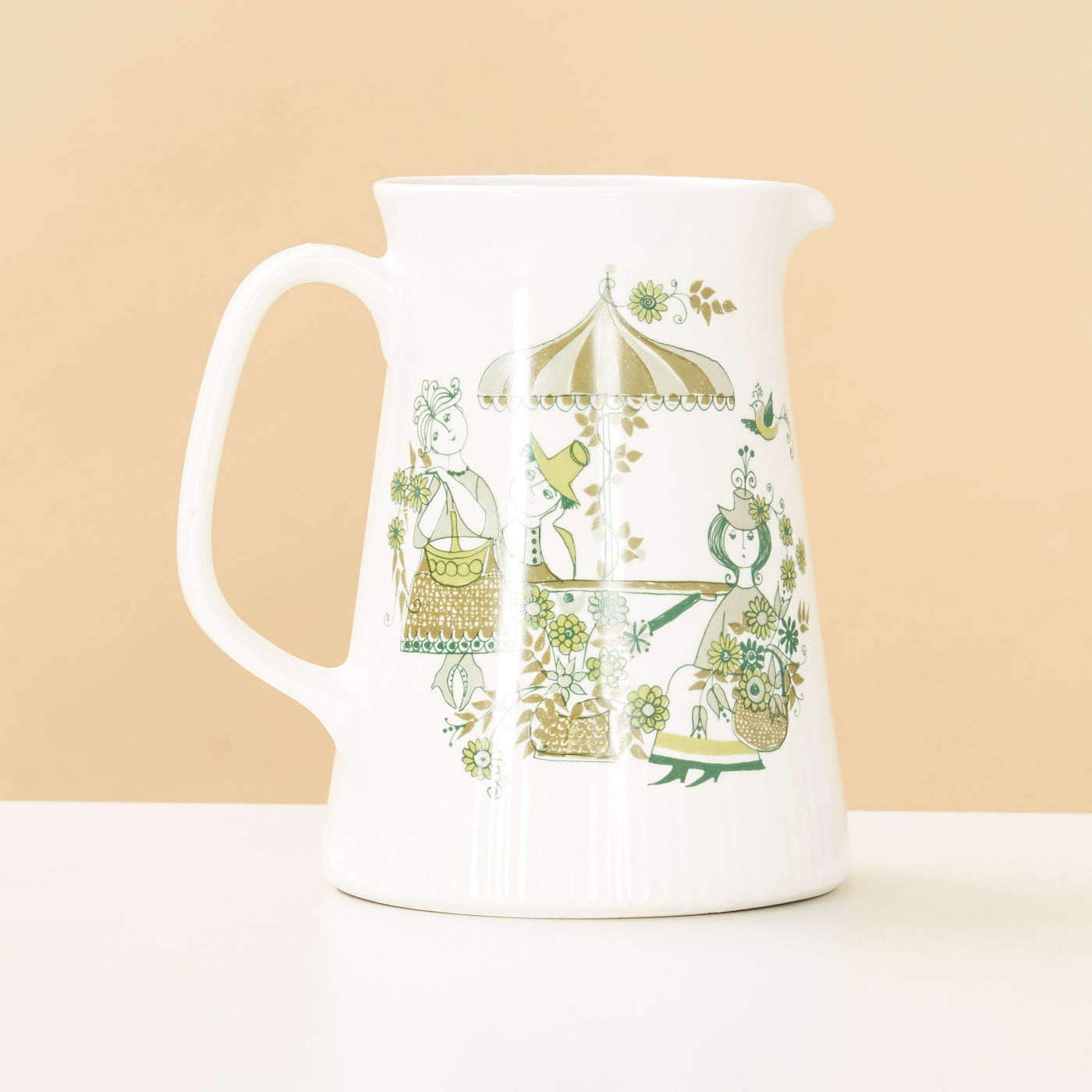 'Market' Ceramic Pitcher by by Turi Design for Figgjo, Norway