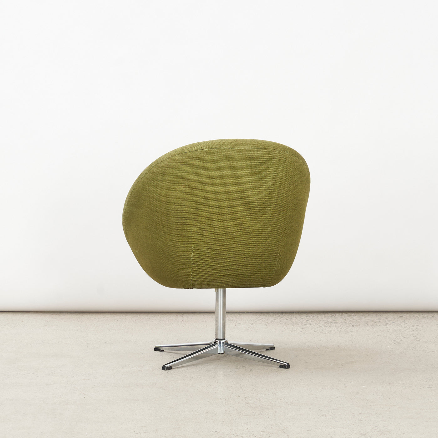 Vintage Upholstered Swivel Chair