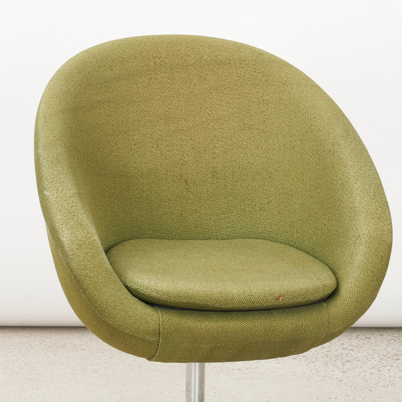 Vintage Upholstered Swivel Chair