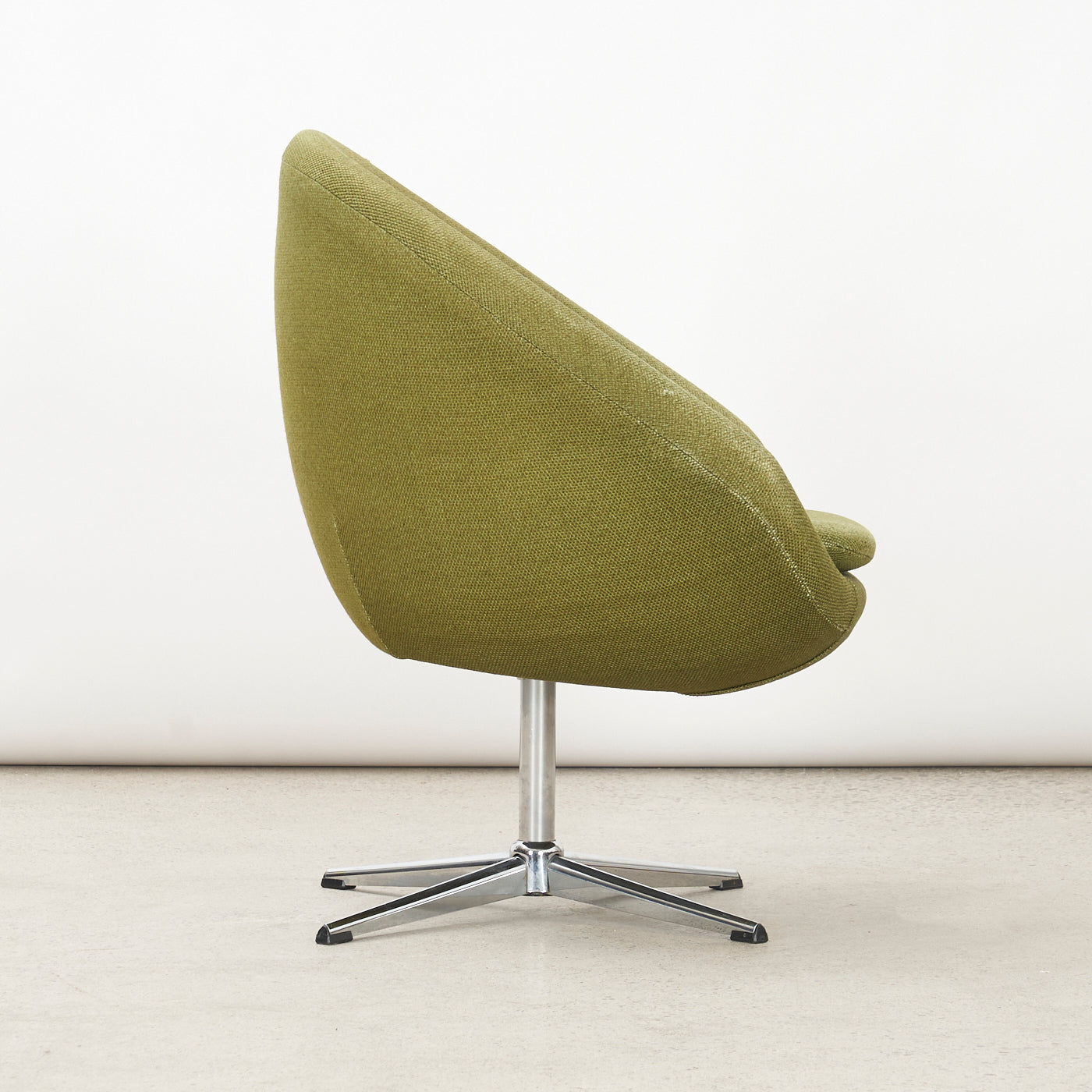 Vintage Upholstered Swivel Chair