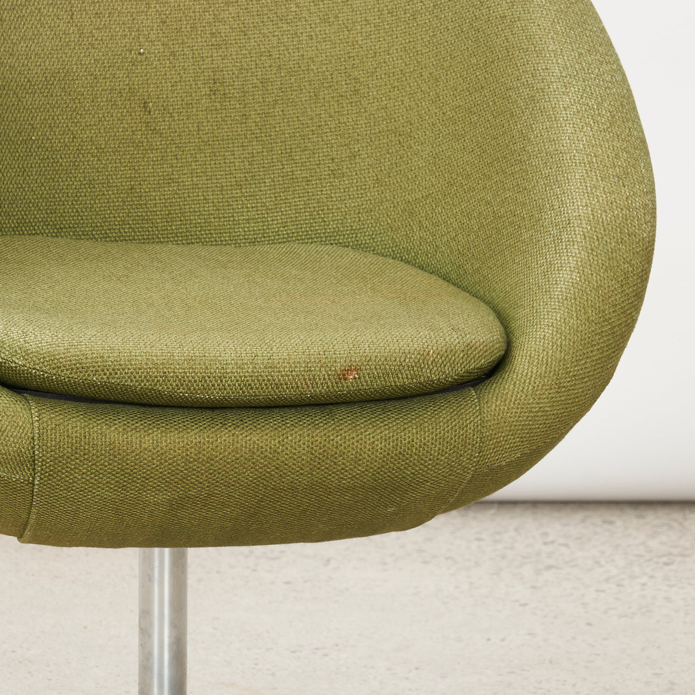 Vintage Upholstered Swivel Chair