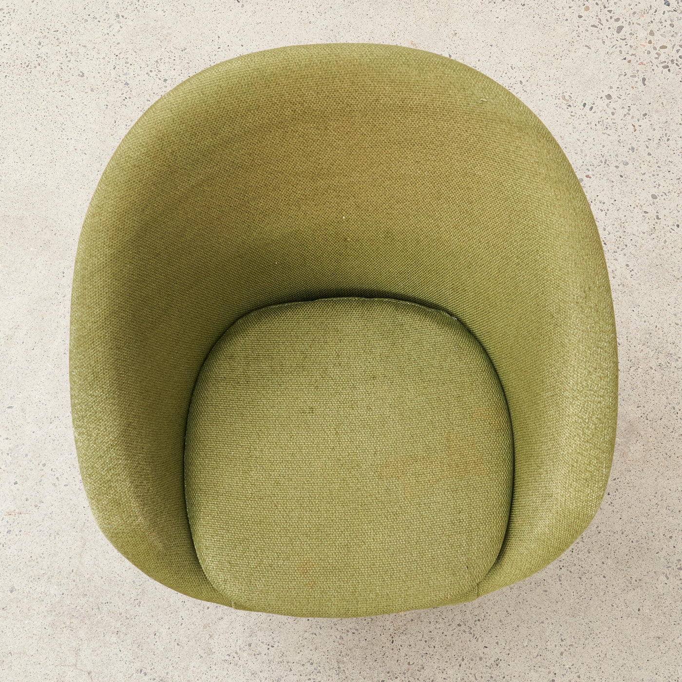 Vintage Upholstered Swivel Chair