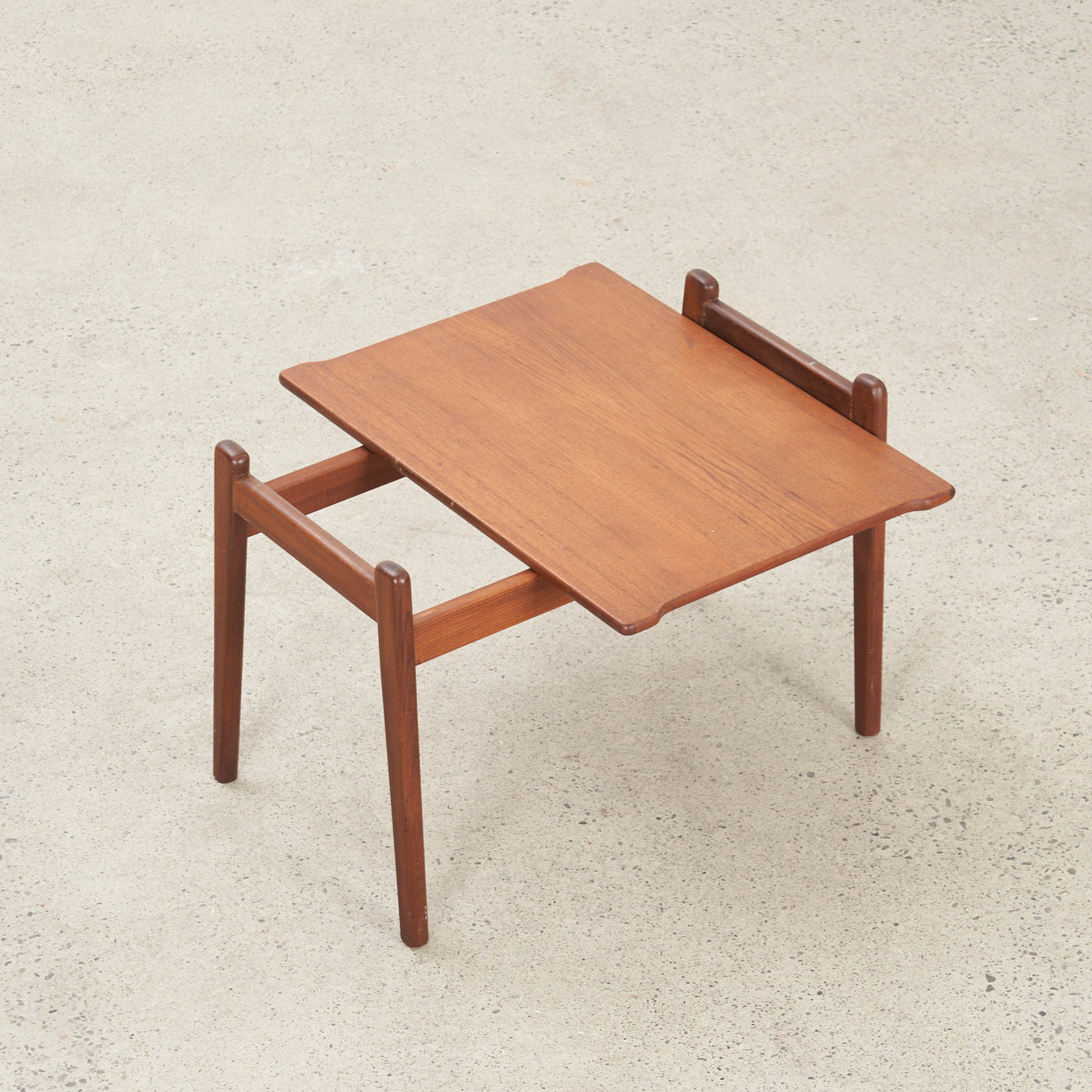 Teak Side Table w/ Removable Top