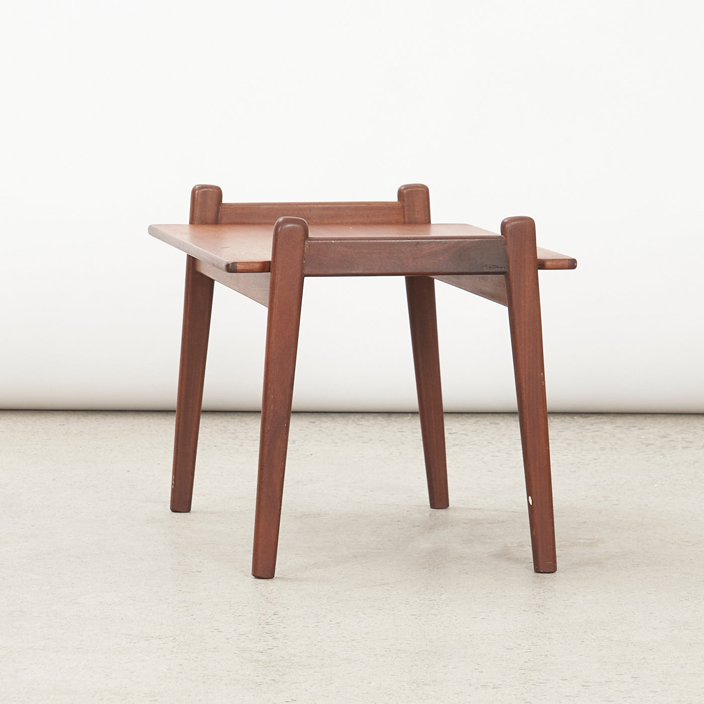 Teak Side Table w/ Removable Top