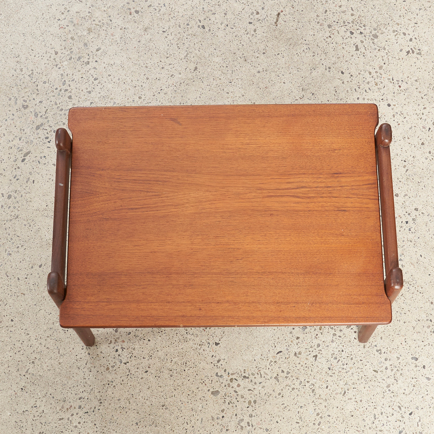 Teak Side Table w/ Removable Top