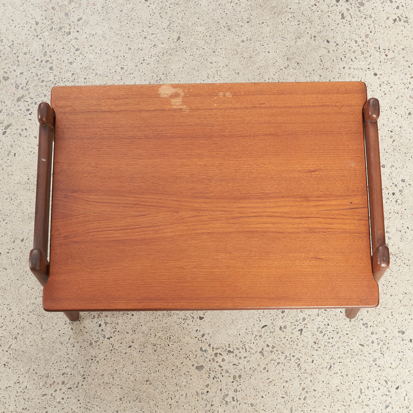 Teak Side Table w/ Removable Top