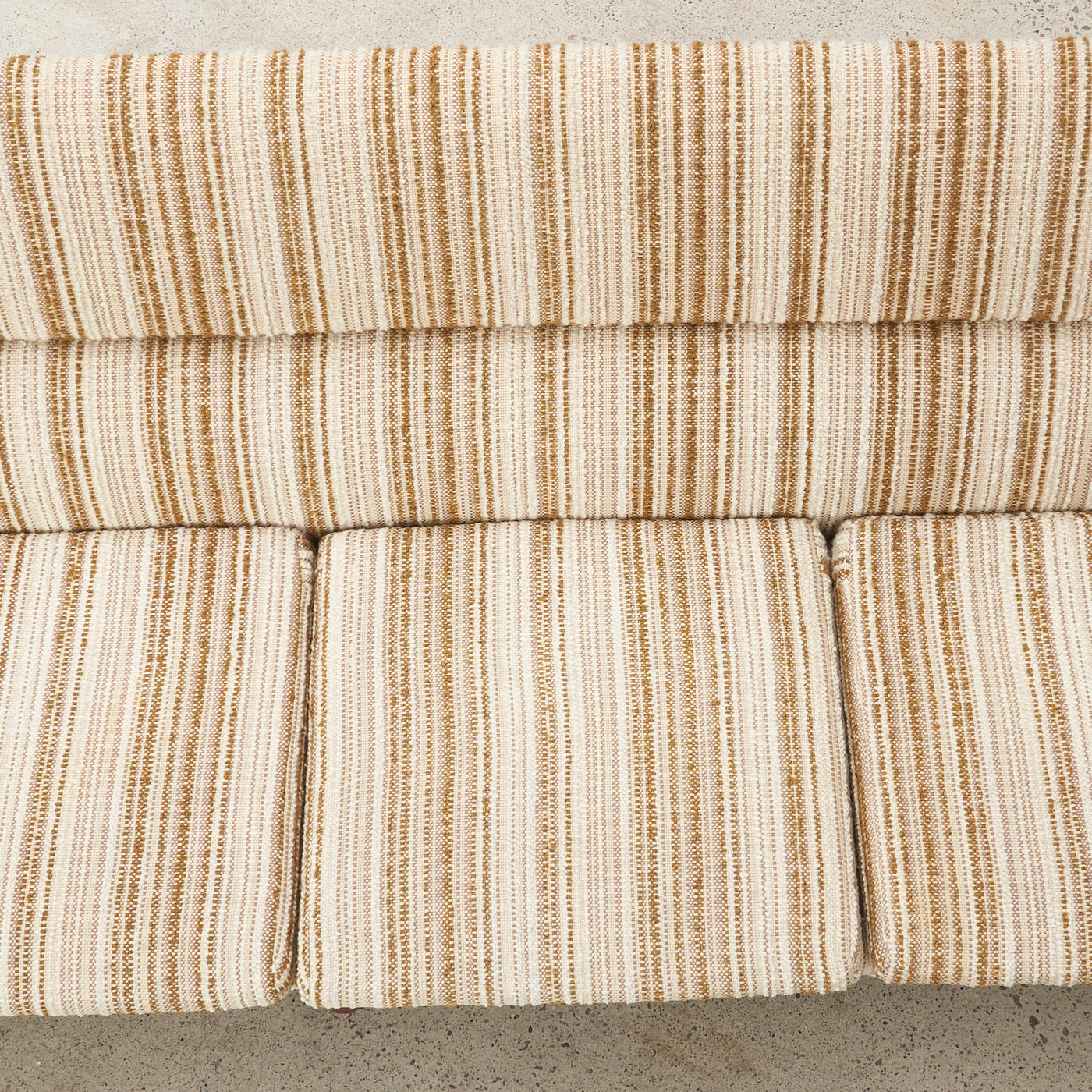 Upholstered Teak 4-Seater Sofa