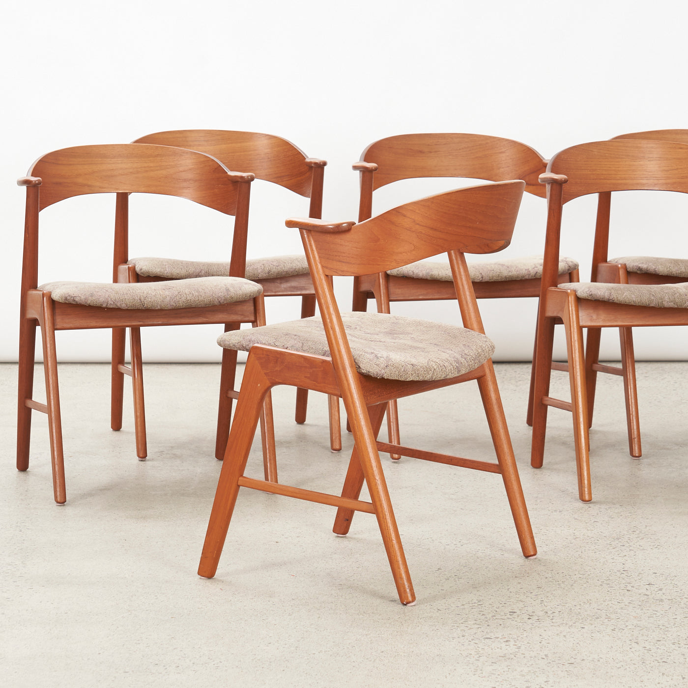 Set of 6 Teak Dining Chairs by Korup Stolefabrik, Denmark