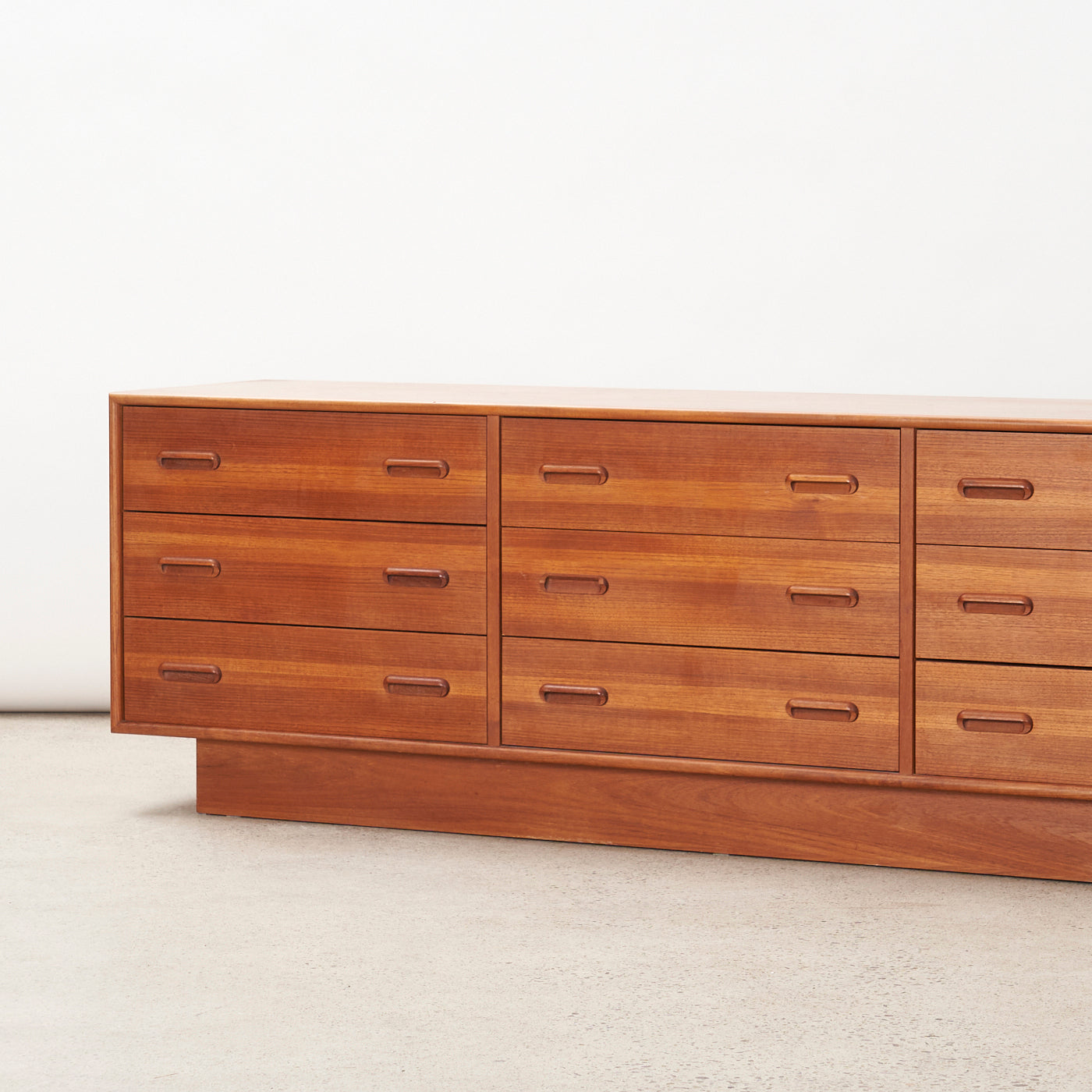 Teak 9 Drawer Dresser