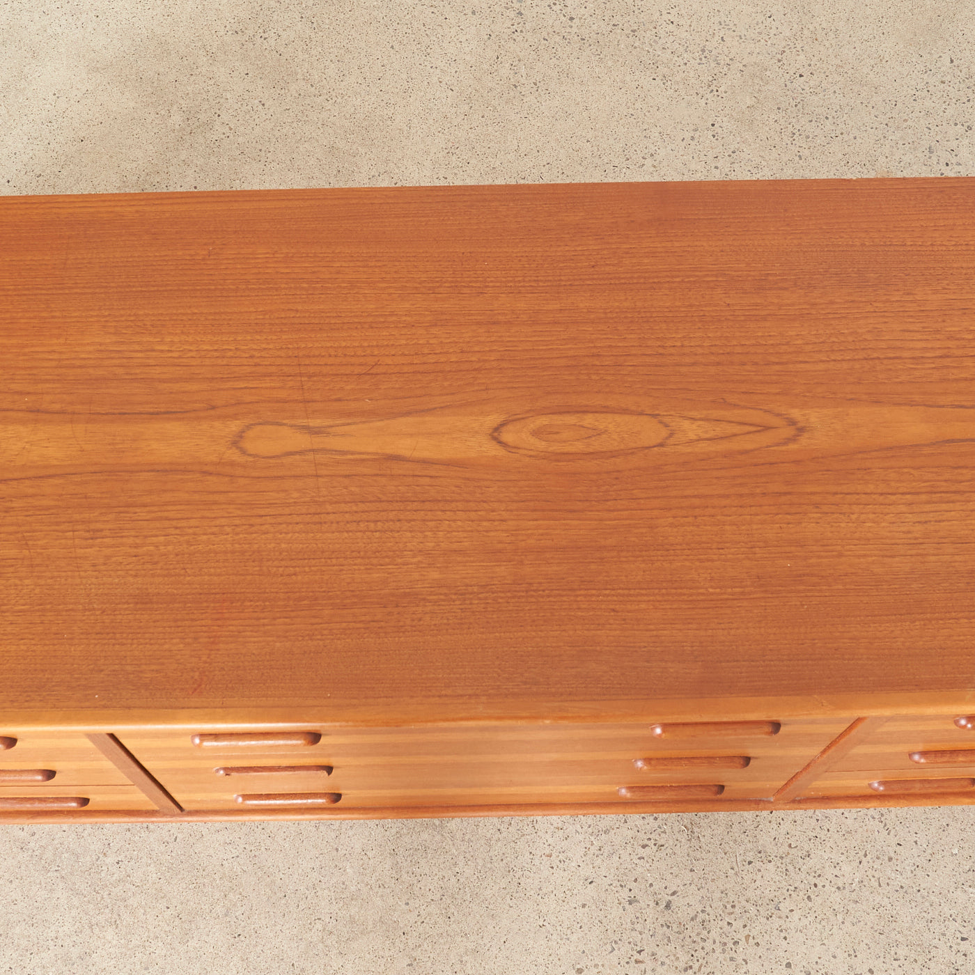 Teak 9 Drawer Dresser