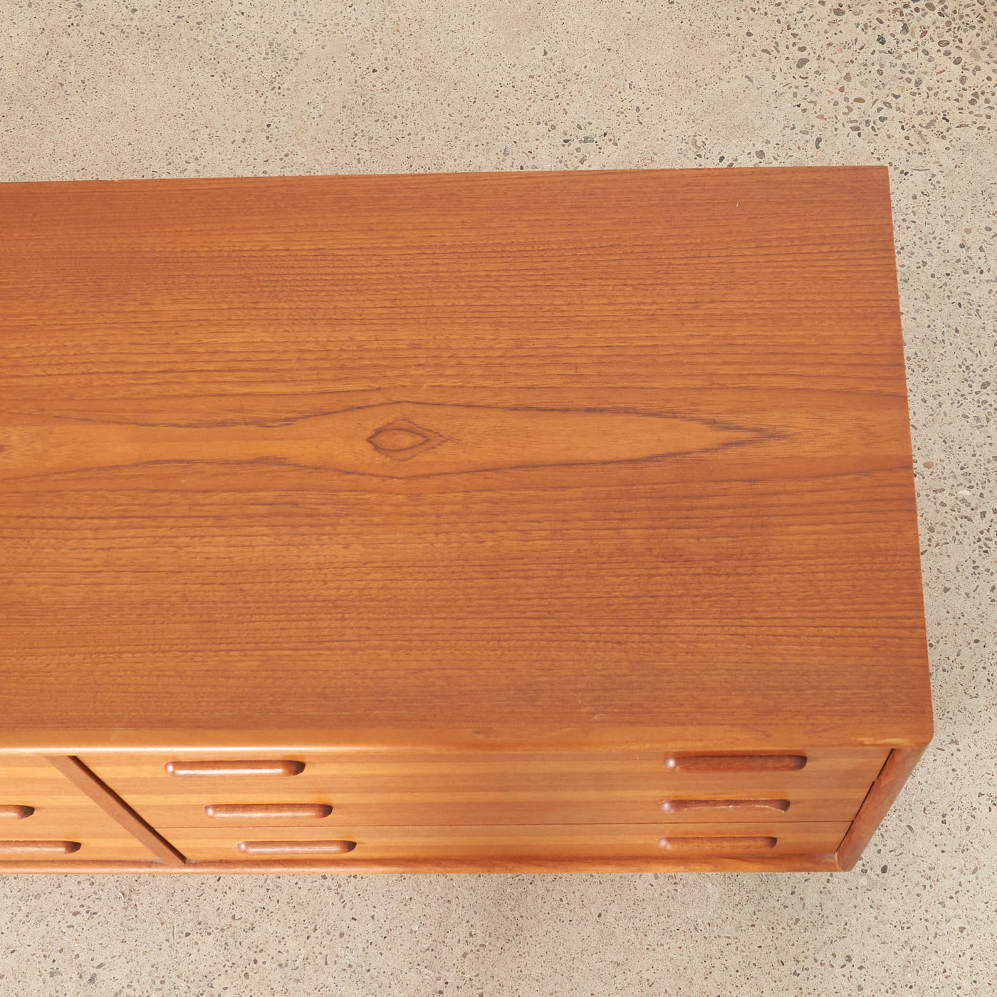 Teak 9 Drawer Dresser