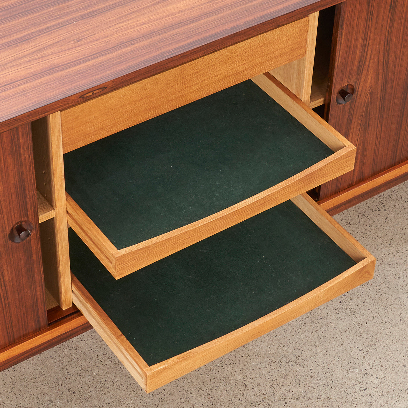 Rosewood Sideboard w/ Tambour Doors, Denmark