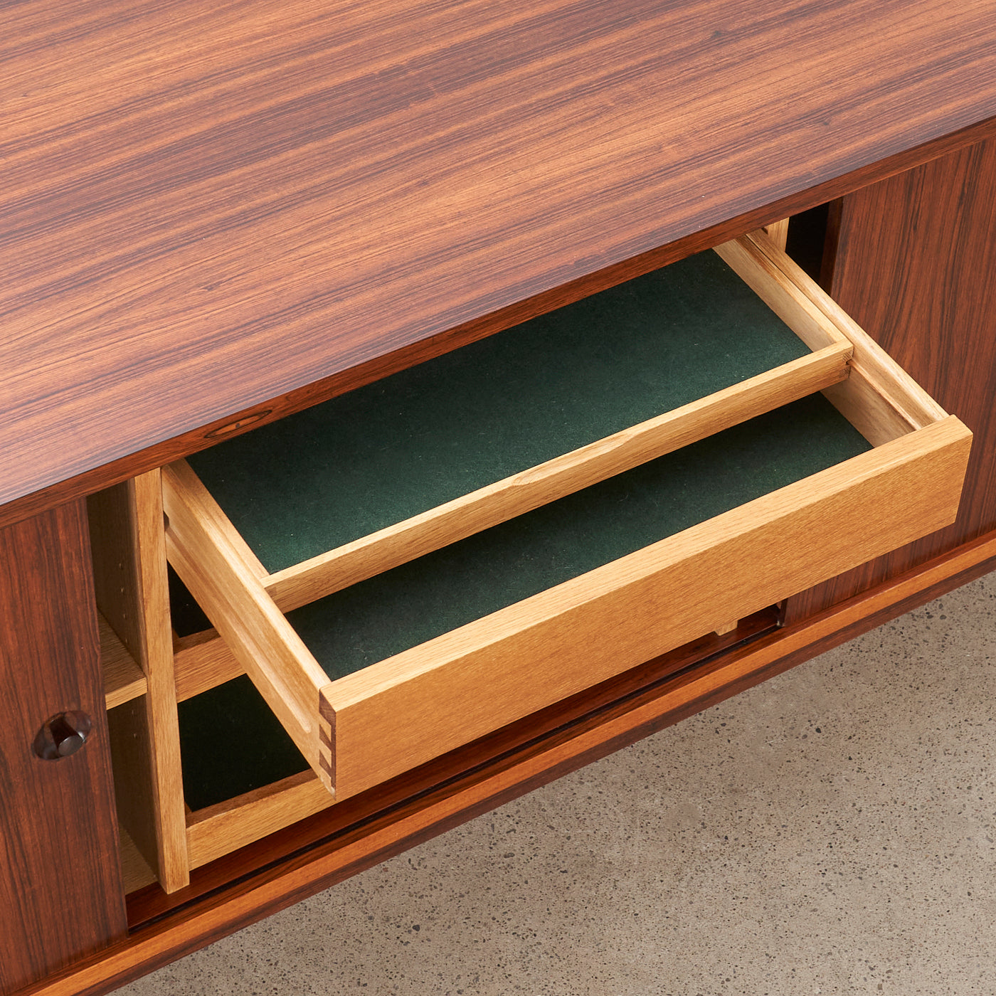 Rosewood Sideboard w/ Tambour Doors, Denmark