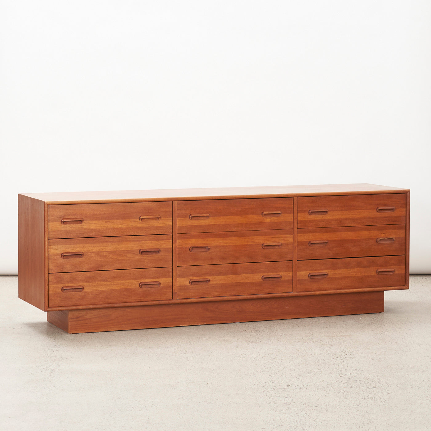 Teak 9 Drawer Dresser