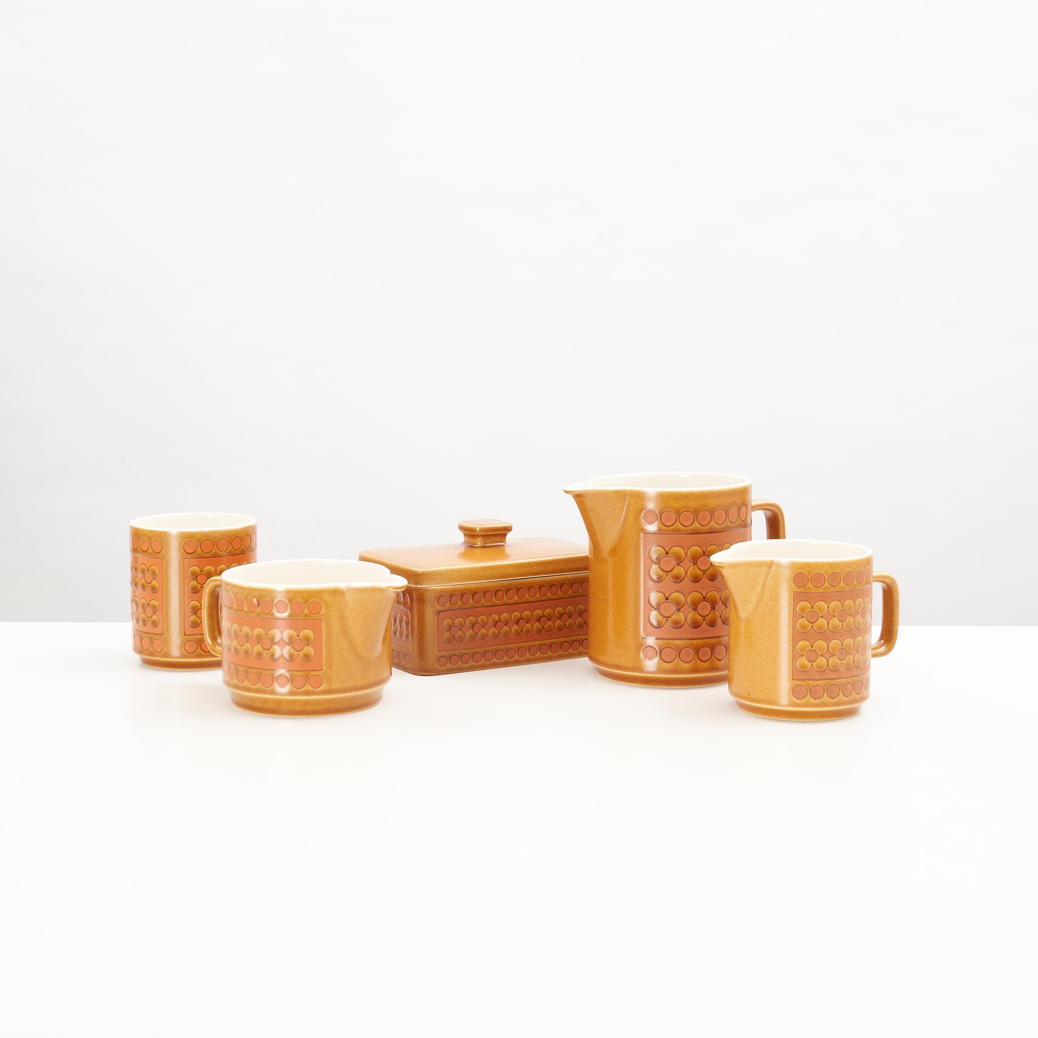 'Saffron' Creamer Set by Hornsea Pottery