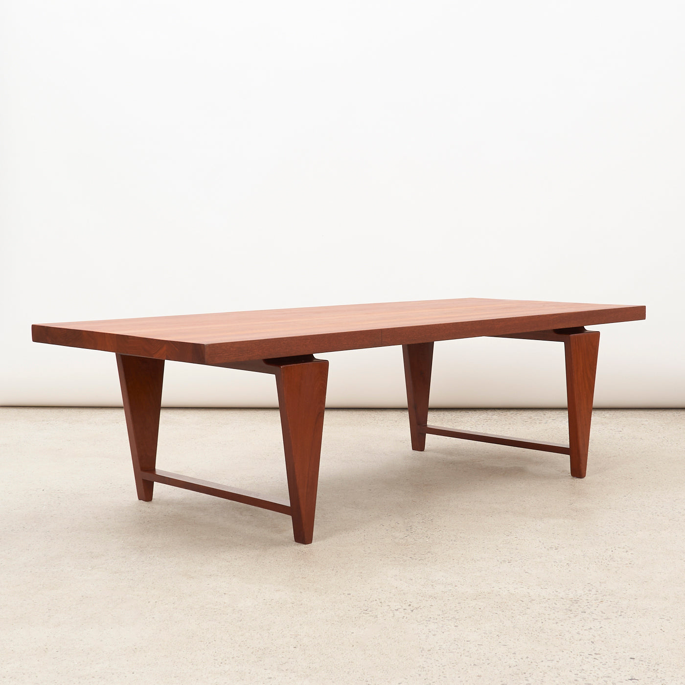 Solid Teak Coffee Table by Illum Wikkelsø for Mikael Laursen, Denmark