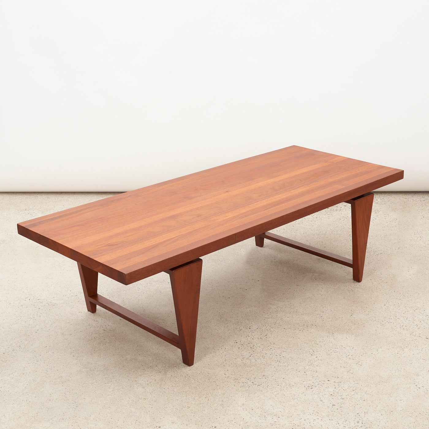 Solid Teak Coffee Table by Illum Wikkelsø for Mikael Laursen, Denmark