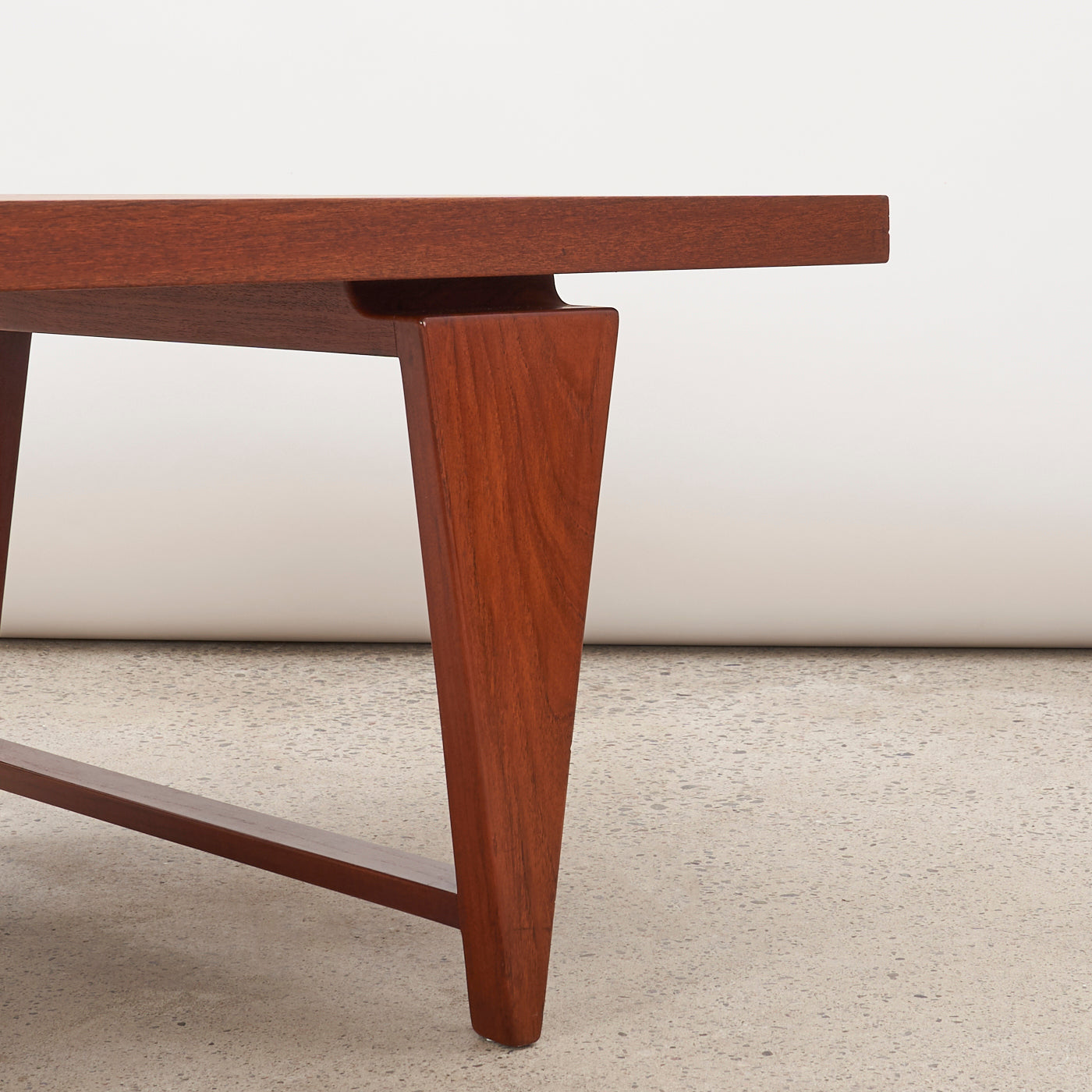 Solid Teak Coffee Table by Illum Wikkelsø for Mikael Laursen, Denmark