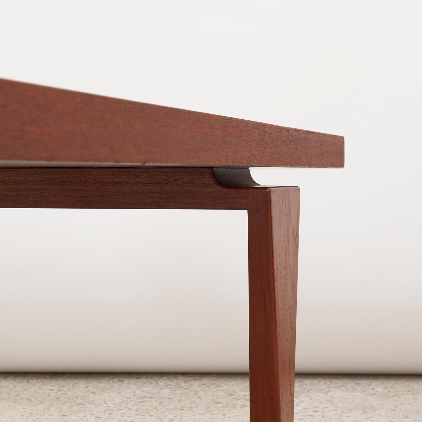 Solid Teak Coffee Table by Illum Wikkelsø for Mikael Laursen, Denmark