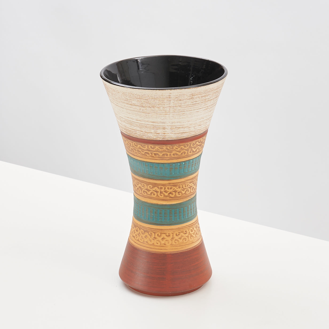 Multi-coloured Ceramic Vase, Germany