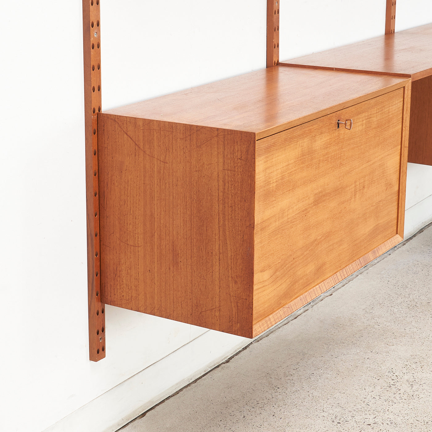 Modular Teak Wall Unit by Poul Cadovius, Denmark