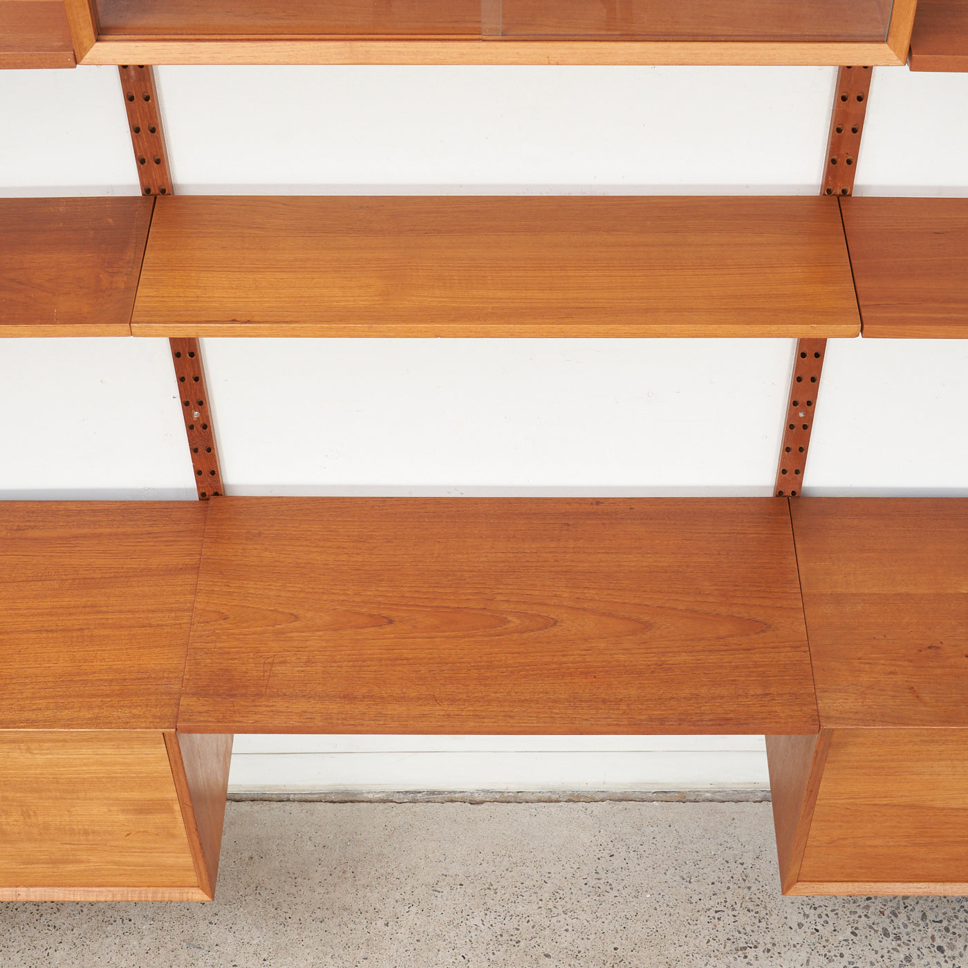 Modular Teak Wall Unit by Poul Cadovius, Denmark
