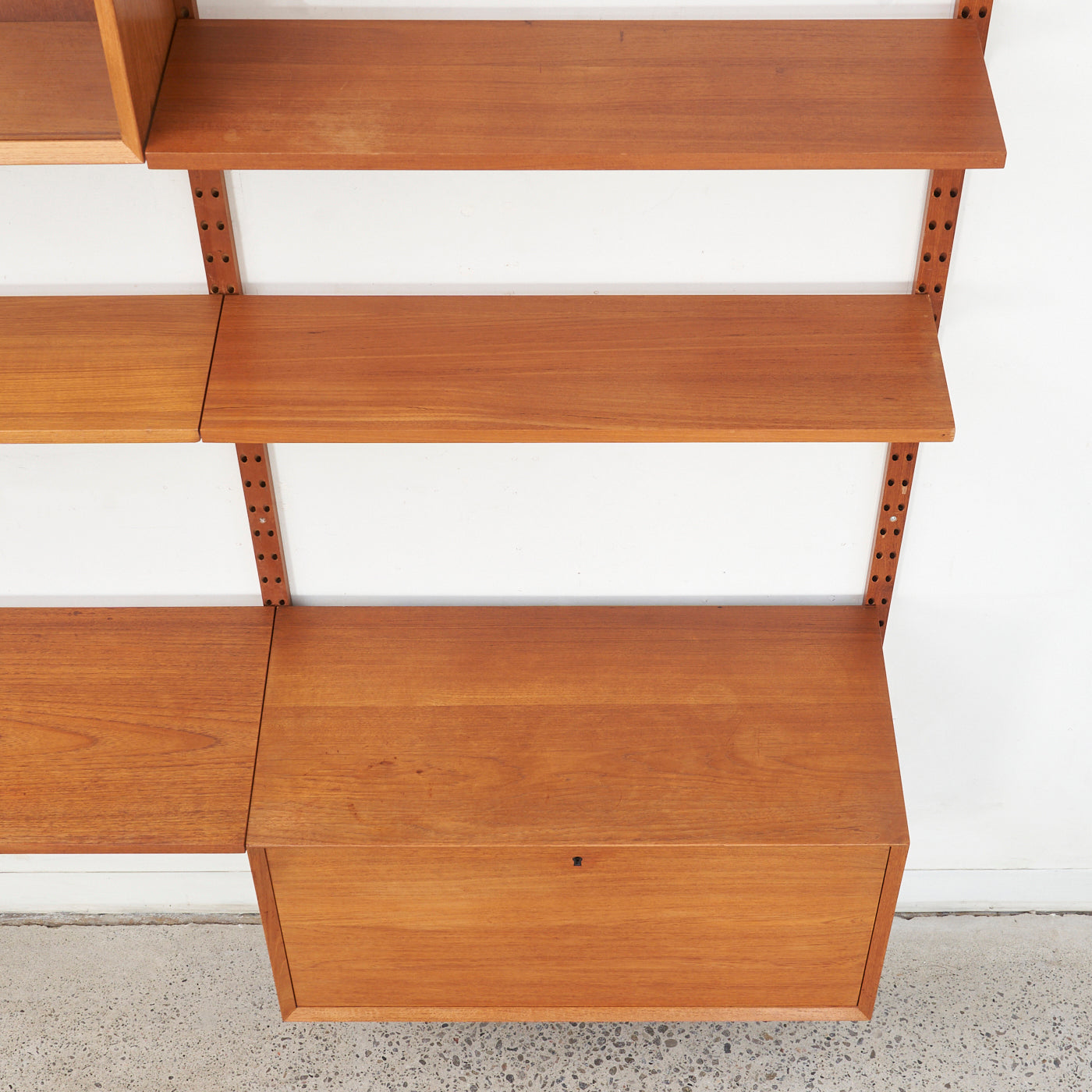Modular Teak Wall Unit by Poul Cadovius, Denmark